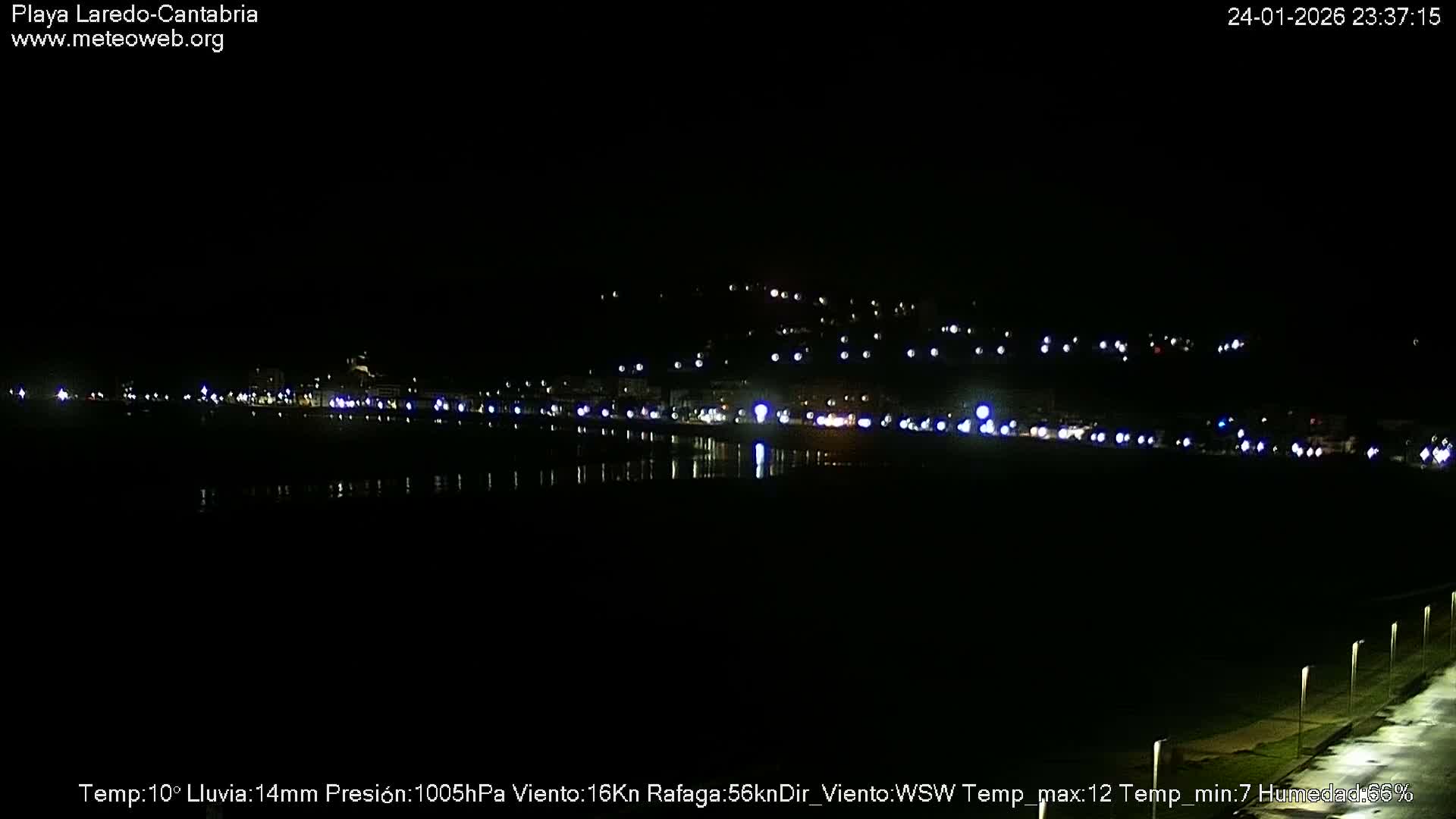 Playa de Laredo Beach Live Cam - Costa Oriental, Cantabria, Spain