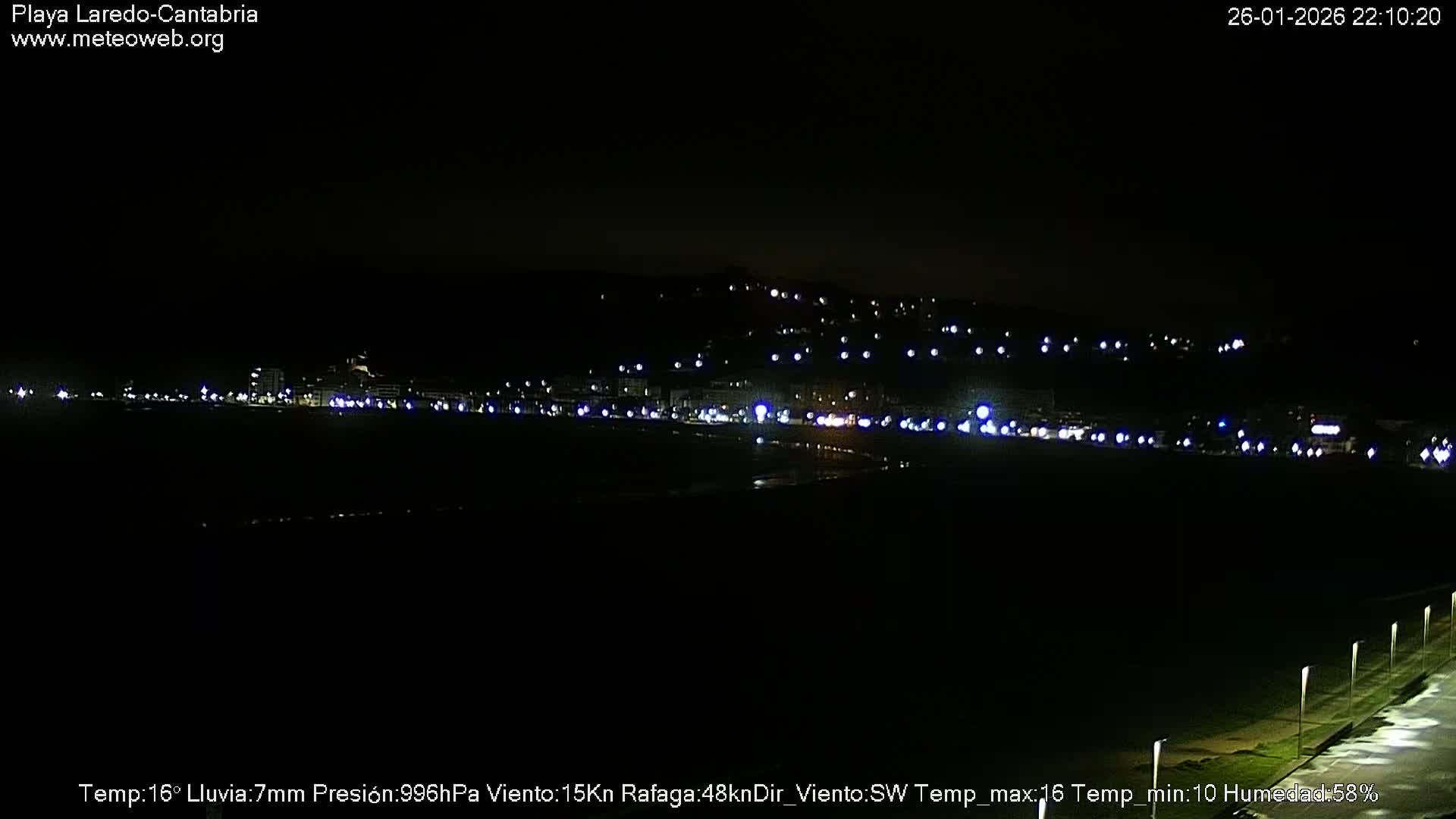 Playa de Laredo Beach Live Cam - Costa Oriental, Cantabria, Spain