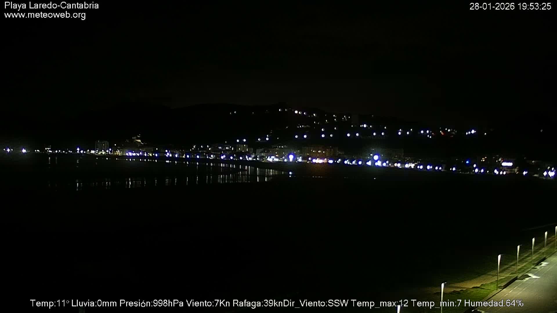 Playa de Laredo Beach Live Cam - Costa Oriental, Cantabria, Spain