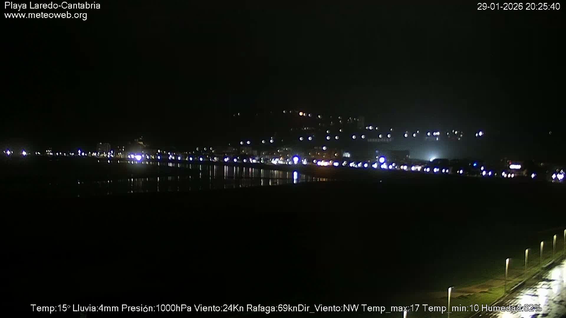 Playa de Laredo Beach Live Cam - Costa Oriental, Cantabria, Spain