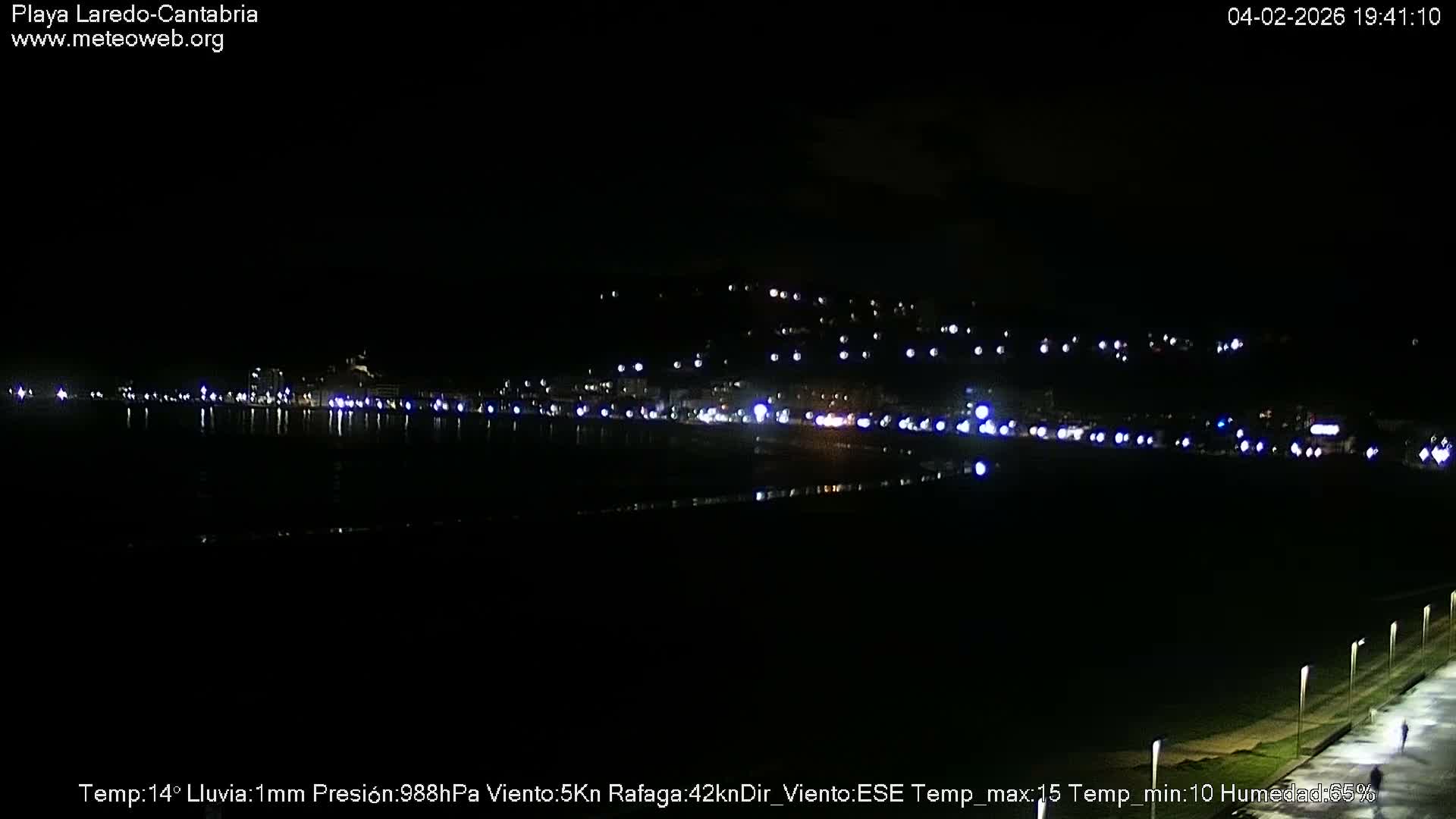 Playa de Laredo Beach Live Cam - Costa Oriental, Cantabria, Spain