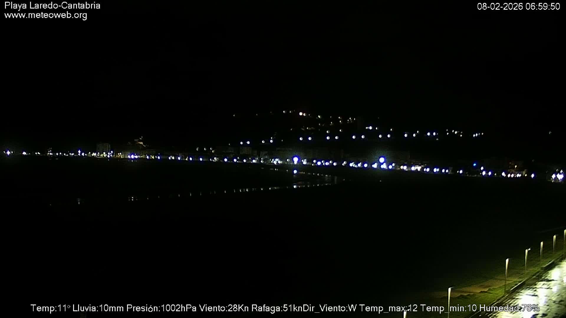 Playa de Laredo Beach Live Cam - Costa Oriental, Cantabria, Spain