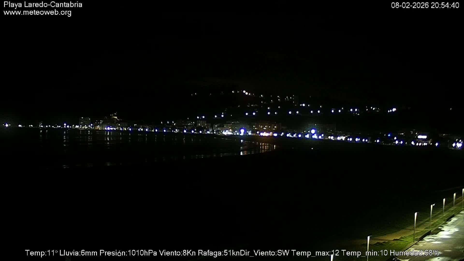 Playa de Laredo Beach Live Cam - Costa Oriental, Cantabria, Spain