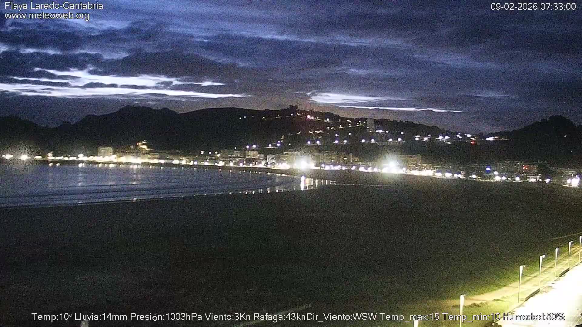 Playa de Laredo Beach Live Cam - Costa Oriental, Cantabria, Spain