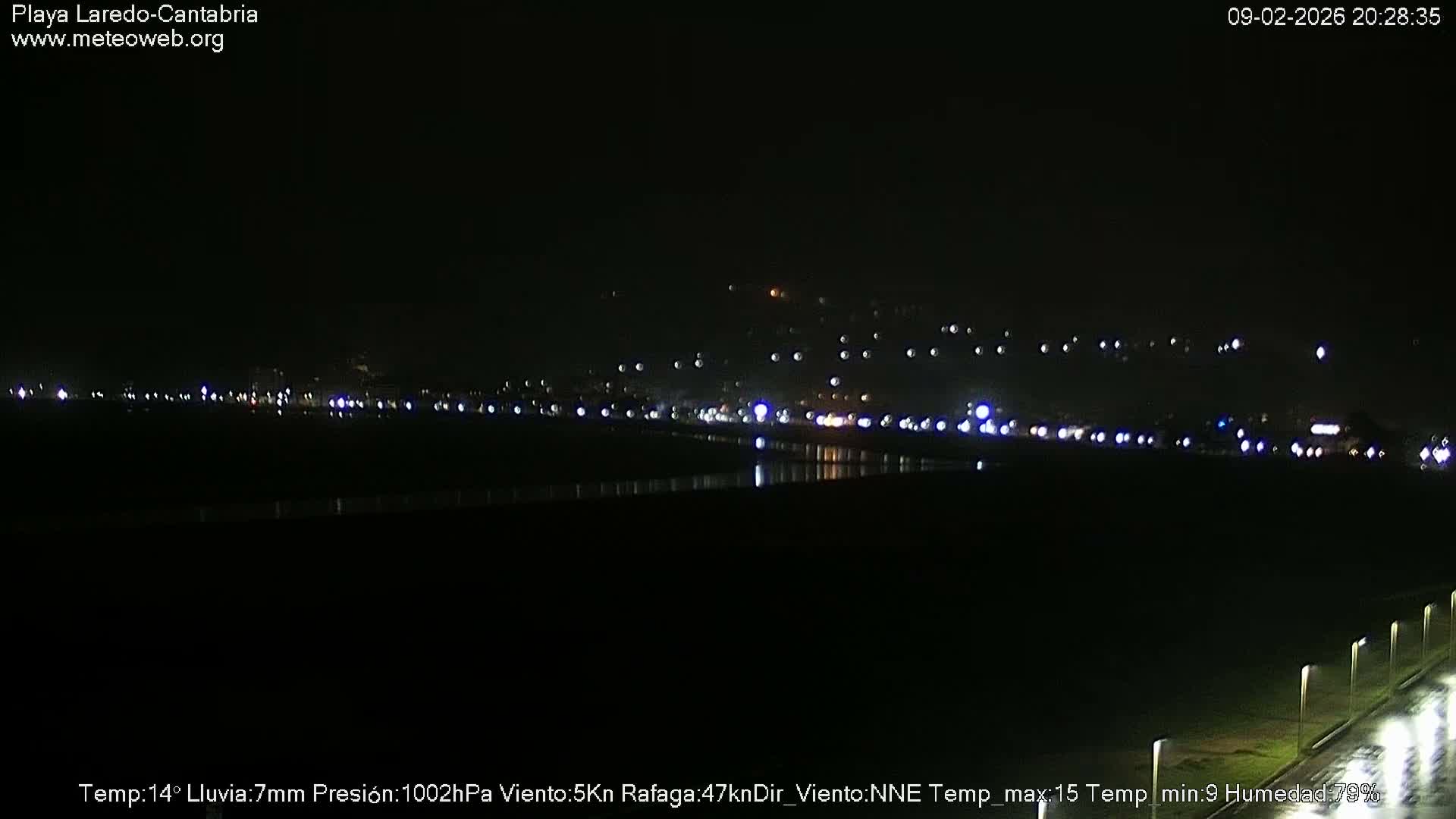 Playa de Laredo Beach Live Cam - Costa Oriental, Cantabria, Spain