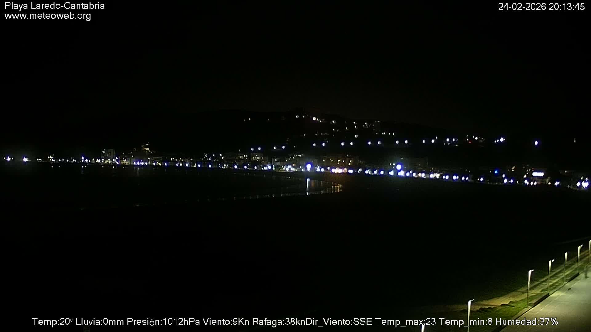 Playa de Laredo Beach Live Cam - Costa Oriental, Cantabria, Spain