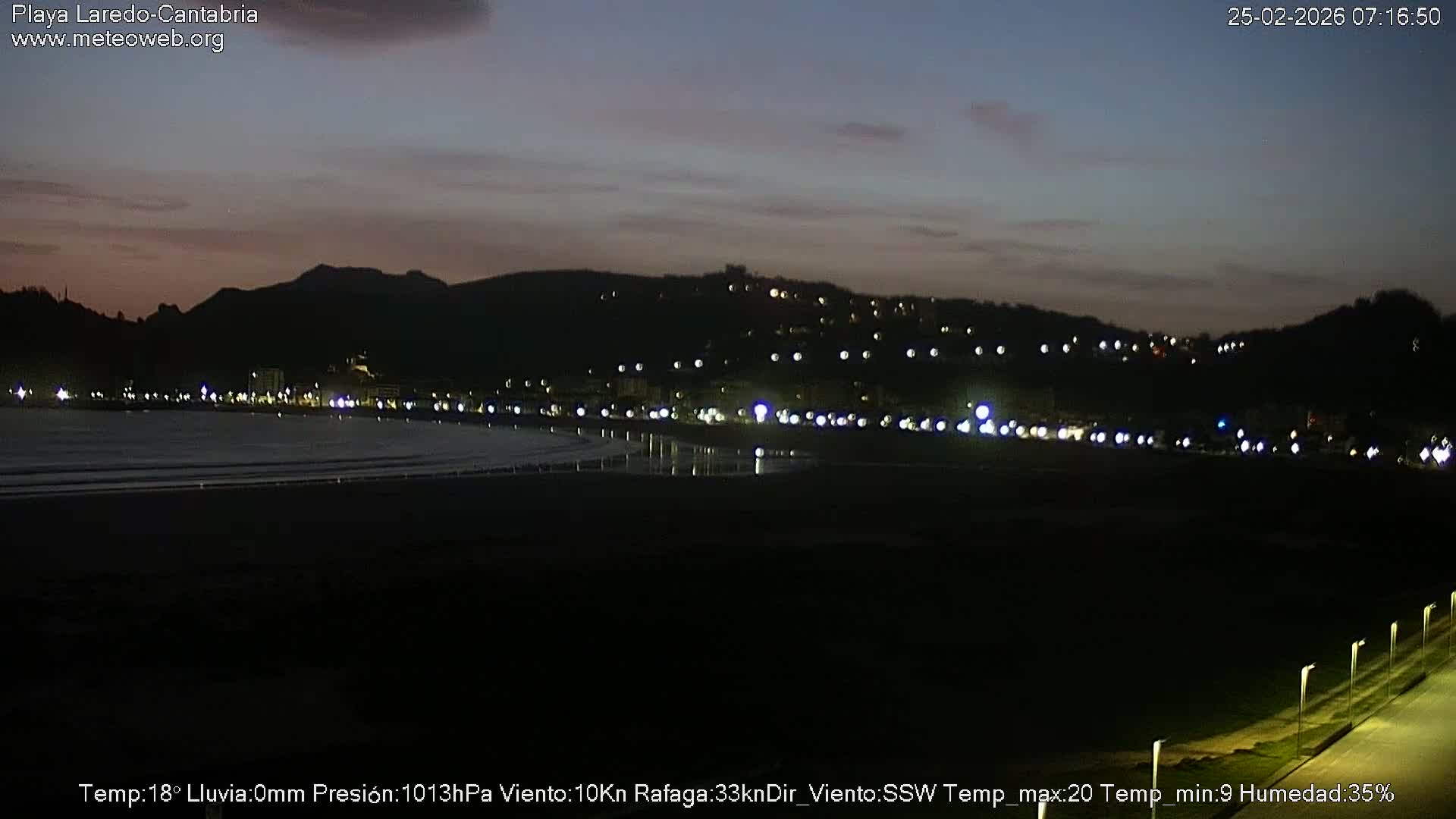 Playa de Laredo Beach Live Cam - Costa Oriental, Cantabria, Spain