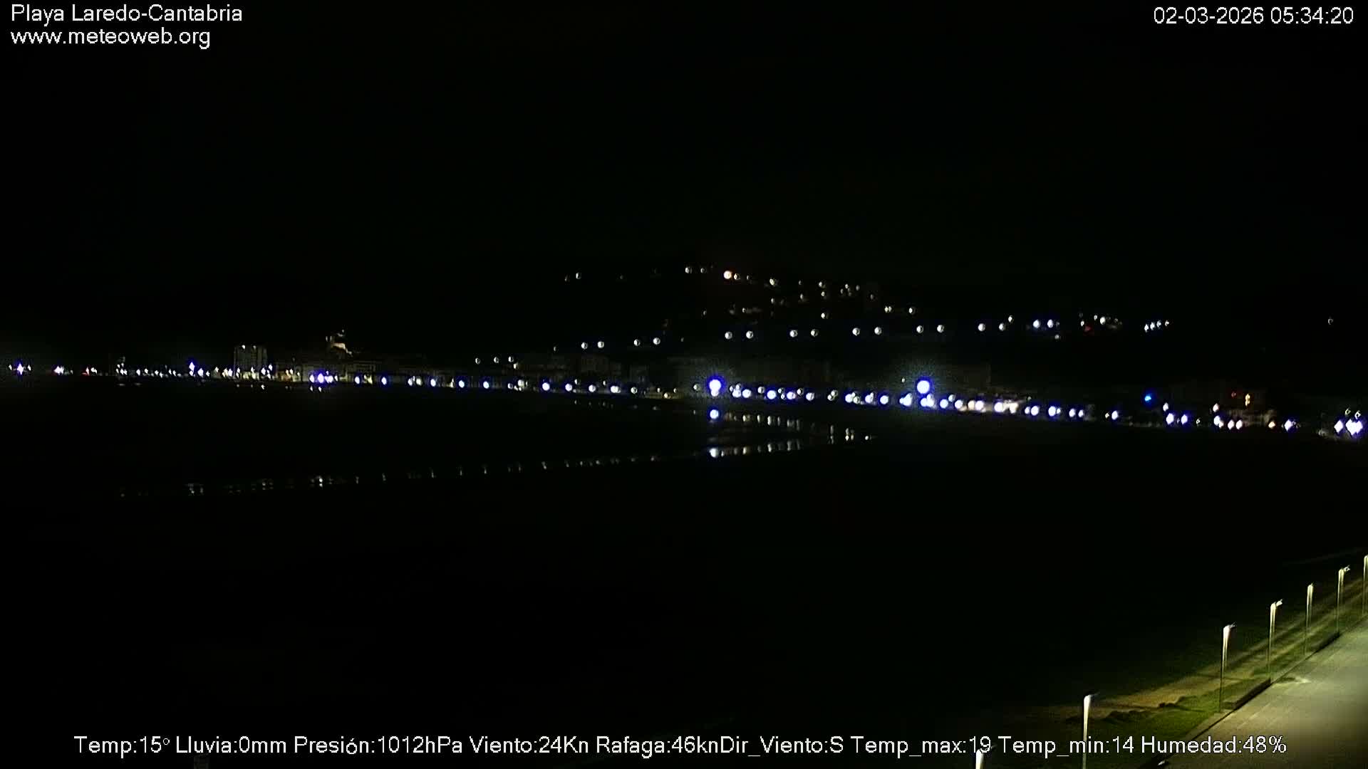 Playa de Laredo Beach Live Cam - Costa Oriental, Cantabria, Spain