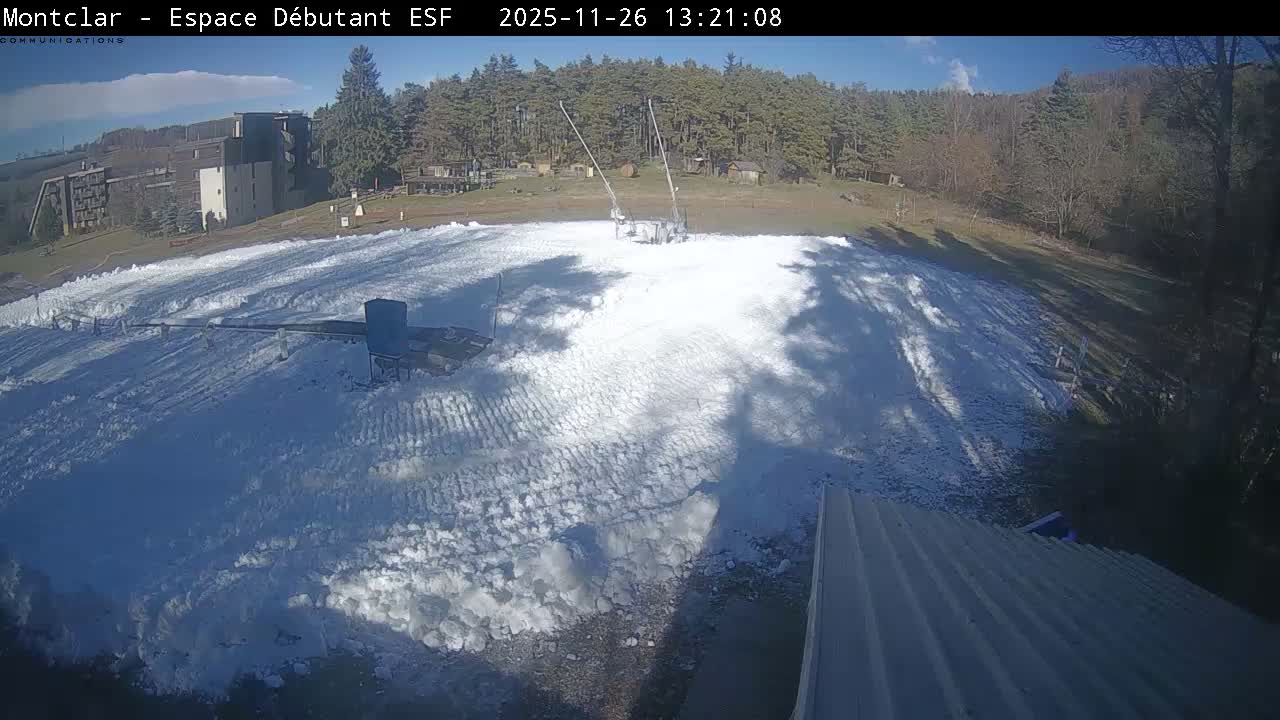 Saint Jaen, Montclar,l Espace Débutant (Beginner Area)  Live Cam - Digne-les-Bains, Alpes-de-Haute-Provence, Provence-Alpes-Côte d’Azur, France