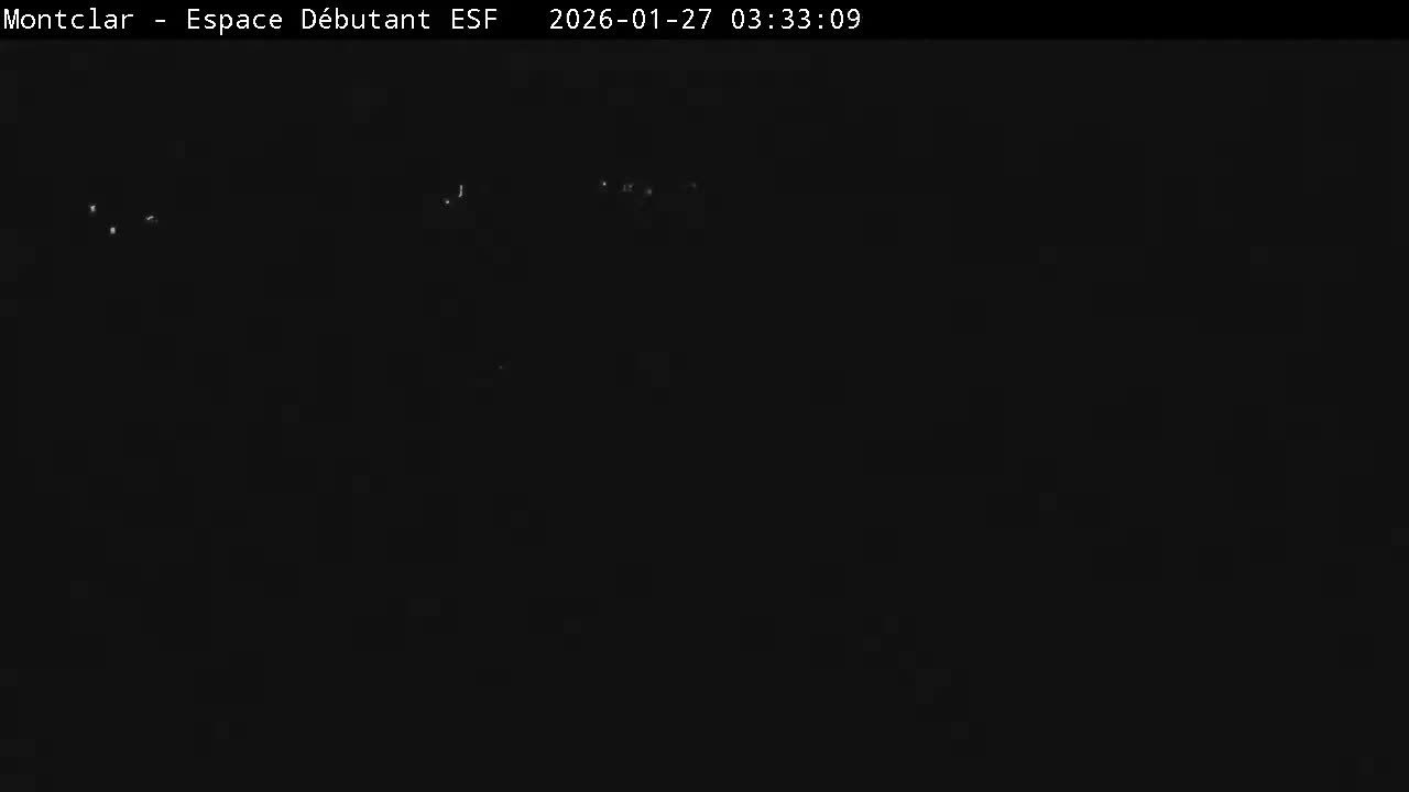 Saint Jaen, Montclar,l Espace Débutant (Beginner Area)  Live Cam - Digne-les-Bains, Alpes-de-Haute-Provence, Provence-Alpes-Côte d’Azur, France