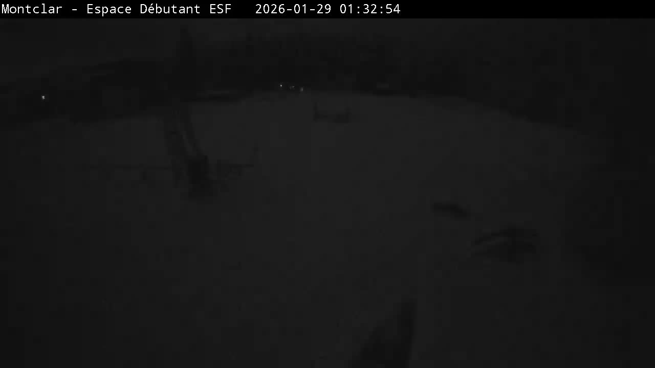 Saint Jaen, Montclar,l Espace Débutant (Beginner Area)  Live Cam - Digne-les-Bains, Alpes-de-Haute-Provence, Provence-Alpes-Côte d’Azur, France