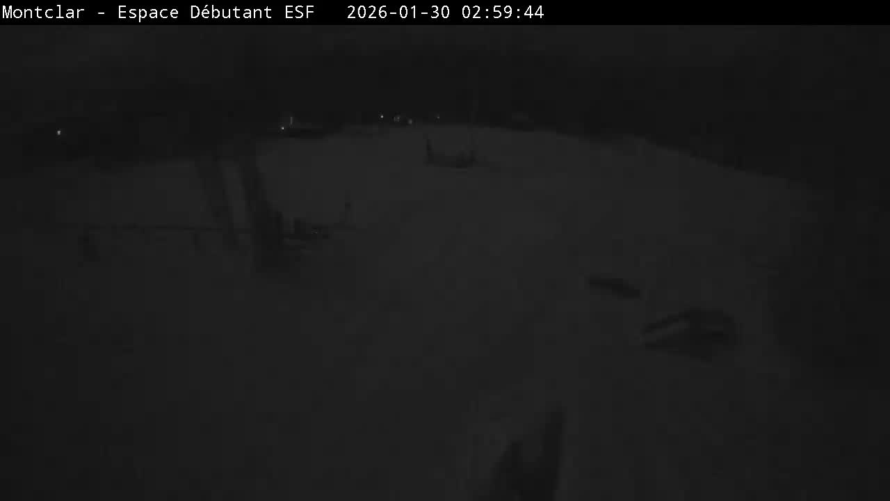 Saint Jaen, Montclar,l Espace Débutant (Beginner Area)  Live Cam - Digne-les-Bains, Alpes-de-Haute-Provence, Provence-Alpes-Côte d’Azur, France