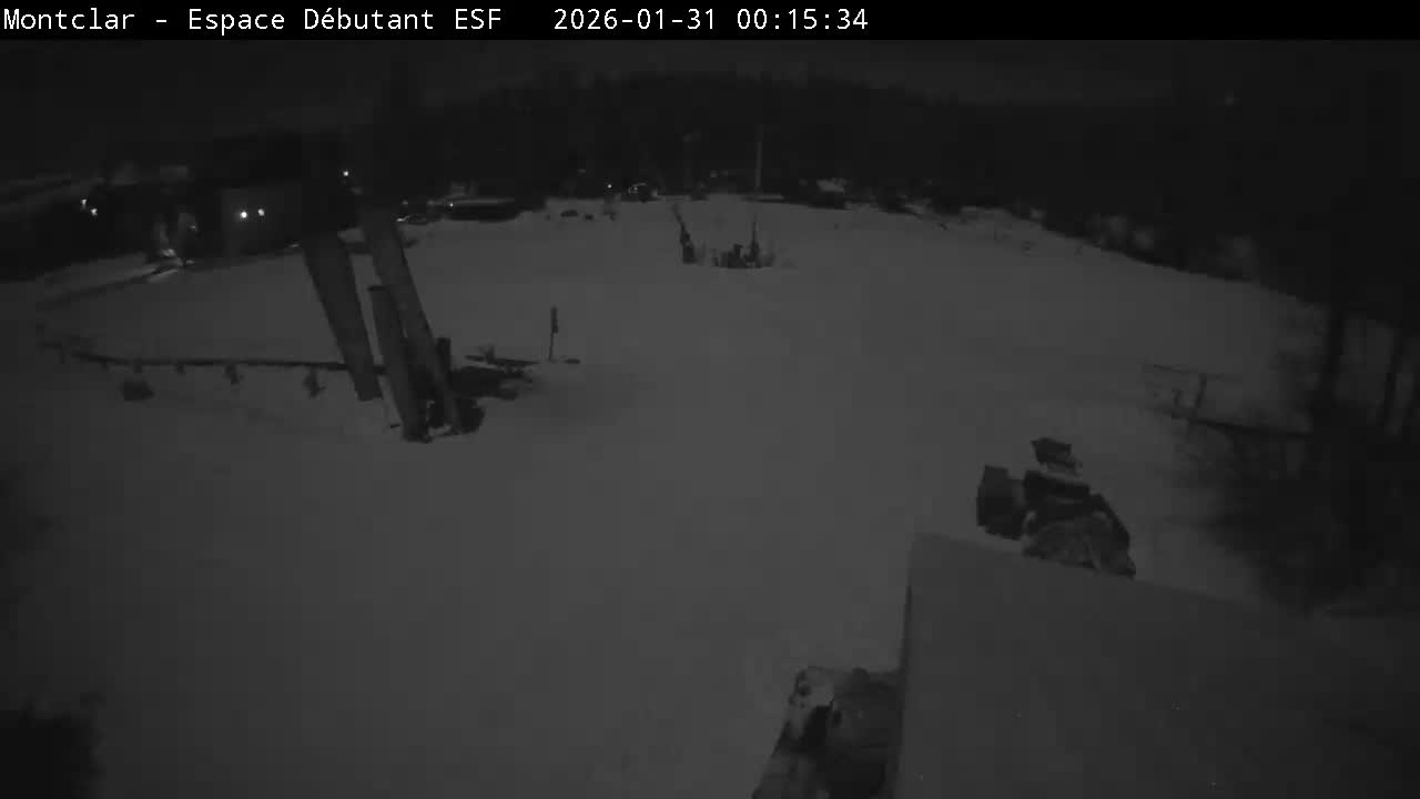 Saint Jaen, Montclar,l Espace Débutant (Beginner Area)  Live Cam - Digne-les-Bains, Alpes-de-Haute-Provence, Provence-Alpes-Côte d’Azur, France