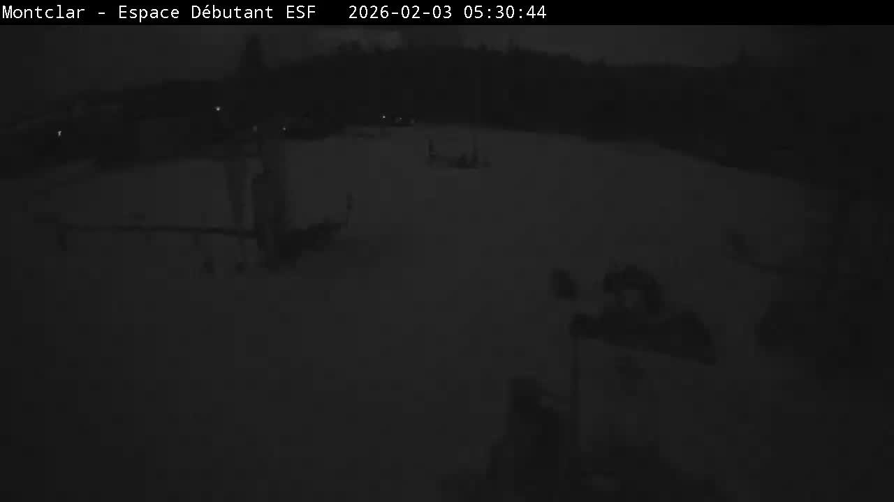 Saint Jaen, Montclar,l Espace Débutant (Beginner Area)  Live Cam - Digne-les-Bains, Alpes-de-Haute-Provence, Provence-Alpes-Côte d’Azur, France