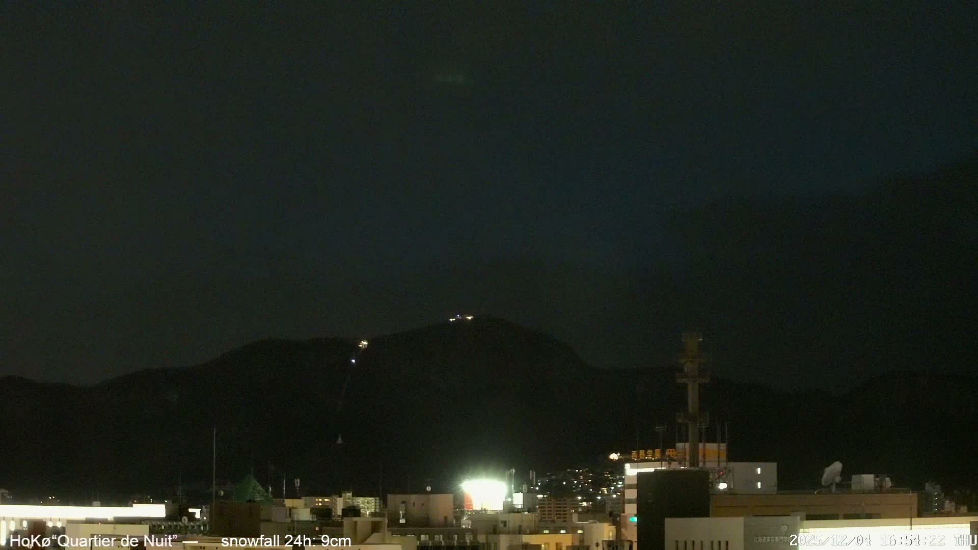 Sapporo City Skyline & Mount Moiwa View from Chuo Ward  ( 中央区から見る札幌市街と藻岩山 ) Live Cam - Chuo Ward, Sapporo, Ishikari, Hokkaido, Japan
