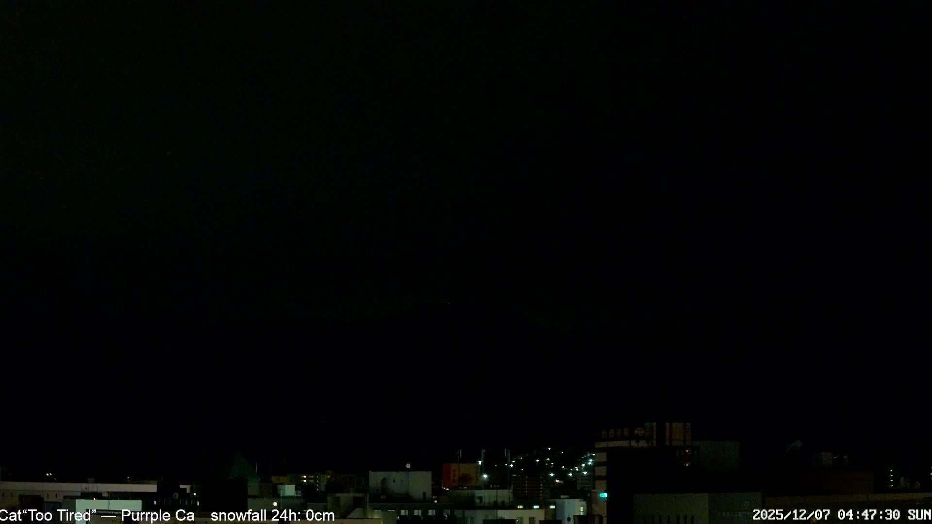 Sapporo City Skyline & Mount Moiwa View from Chuo Ward  ( 中央区から見る札幌市街と藻岩山 ) Live Cam - Chuo Ward, Sapporo, Ishikari, Hokkaido, Japan