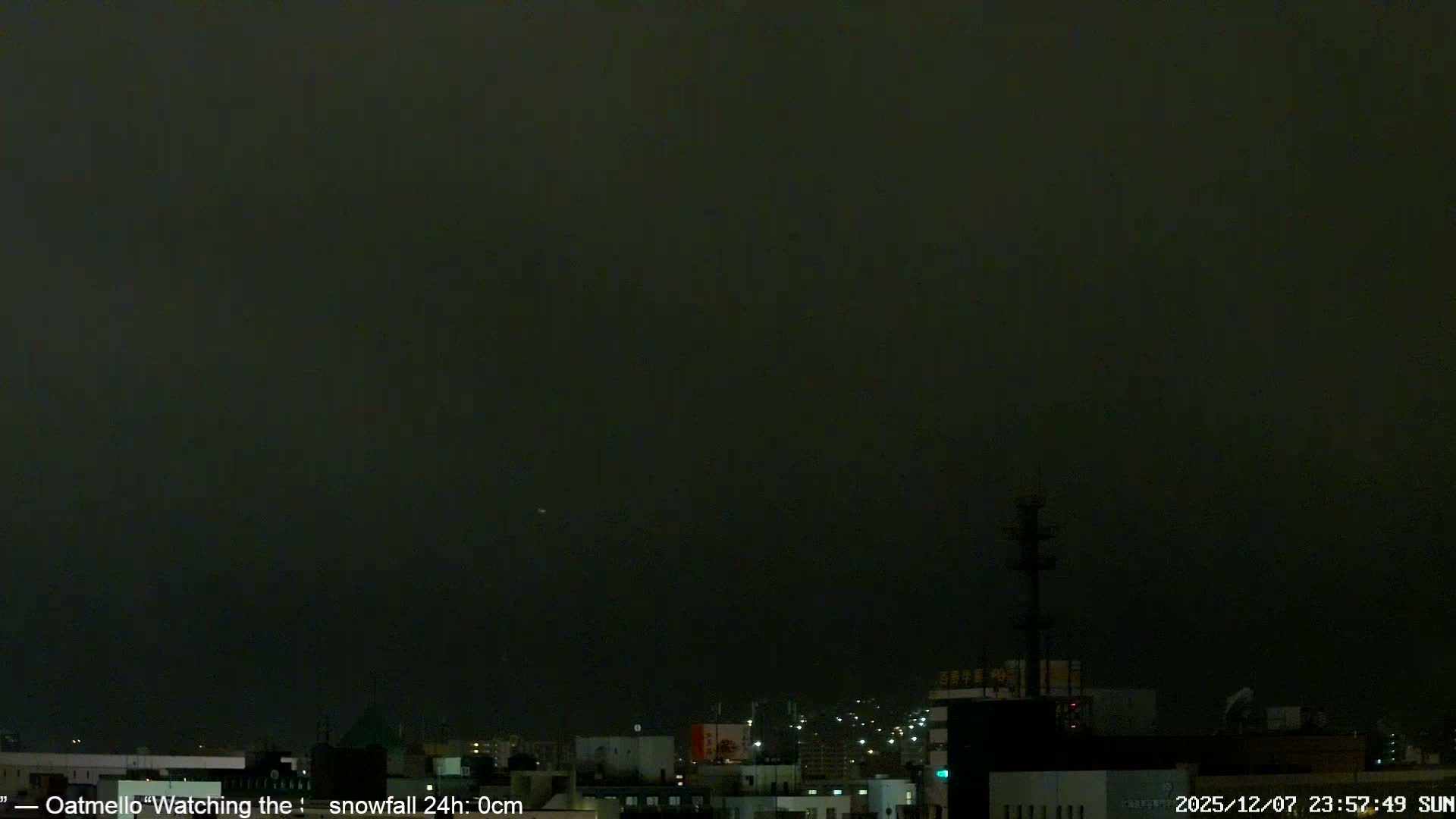 Sapporo City Skyline & Mount Moiwa View from Chuo Ward  ( 中央区から見る札幌市街と藻岩山 ) Live Cam - Chuo Ward, Sapporo, Ishikari, Hokkaido, Japan