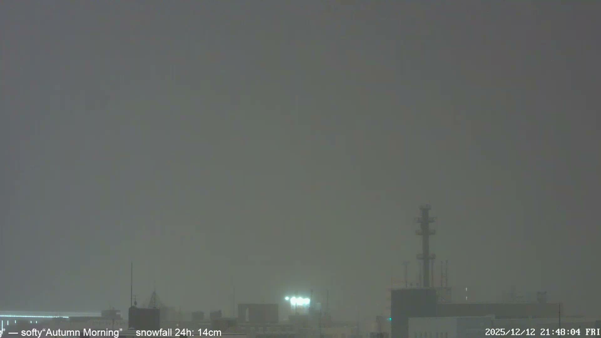 Sapporo City Skyline & Mount Moiwa View from Chuo Ward  ( 中央区から見る札幌市街と藻岩山 ) Live Cam - Chuo Ward, Sapporo, Ishikari, Hokkaido, Japan