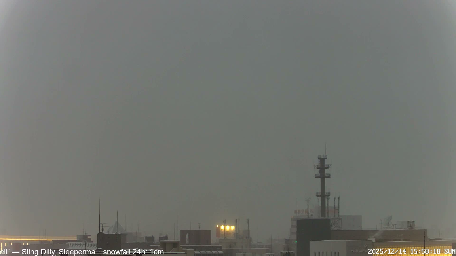 Sapporo City Skyline & Mount Moiwa View from Chuo Ward  ( 中央区から見る札幌市街と藻岩山 ) Live Cam - Chuo Ward, Sapporo, Ishikari, Hokkaido, Japan
