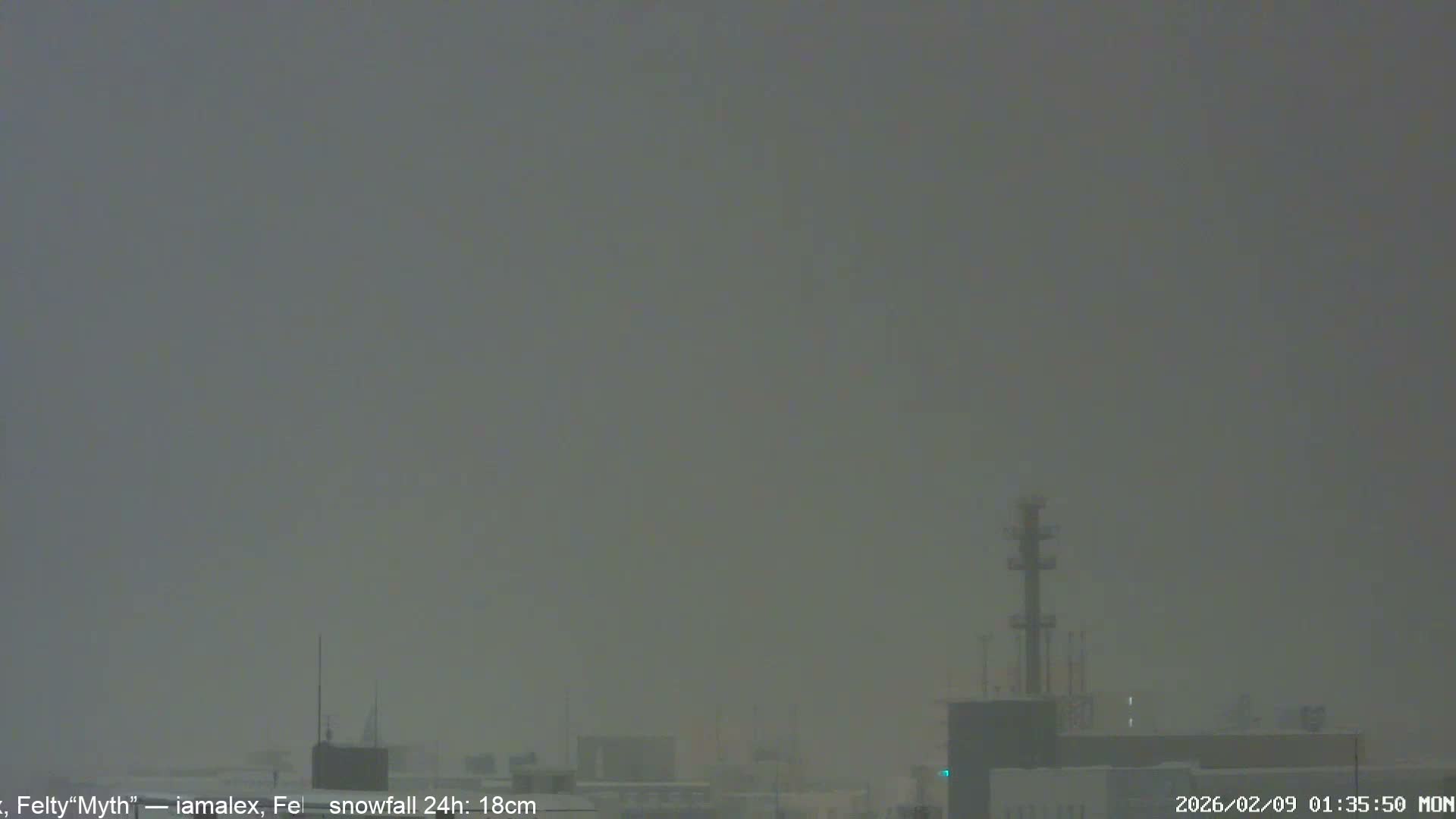 Sapporo City Skyline & Mount Moiwa View from Chuo Ward  ( 中央区から見る札幌市街と藻岩山 ) Live Cam - Chuo Ward, Sapporo, Ishikari, Hokkaido, Japan