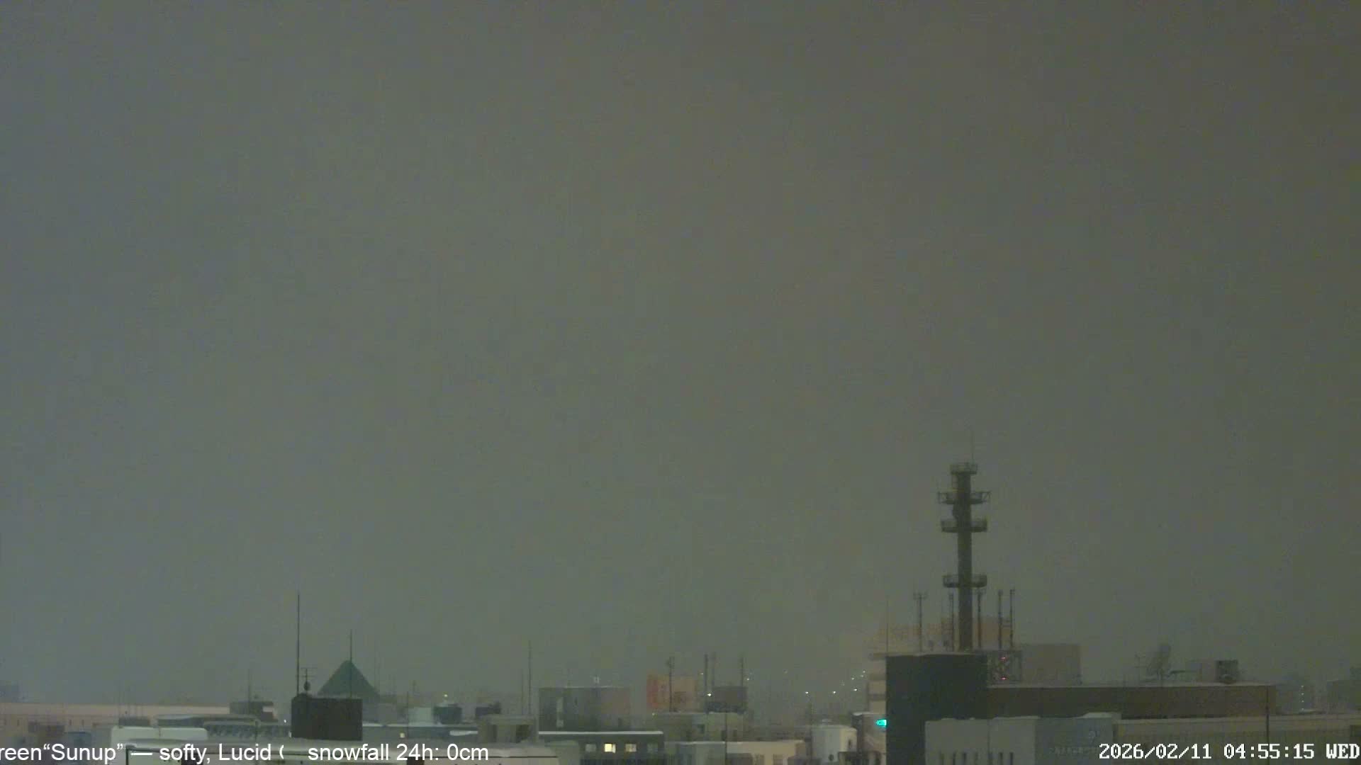 Sapporo City Skyline & Mount Moiwa View from Chuo Ward  ( 中央区から見る札幌市街と藻岩山 ) Live Cam - Chuo Ward, Sapporo, Ishikari, Hokkaido, Japan