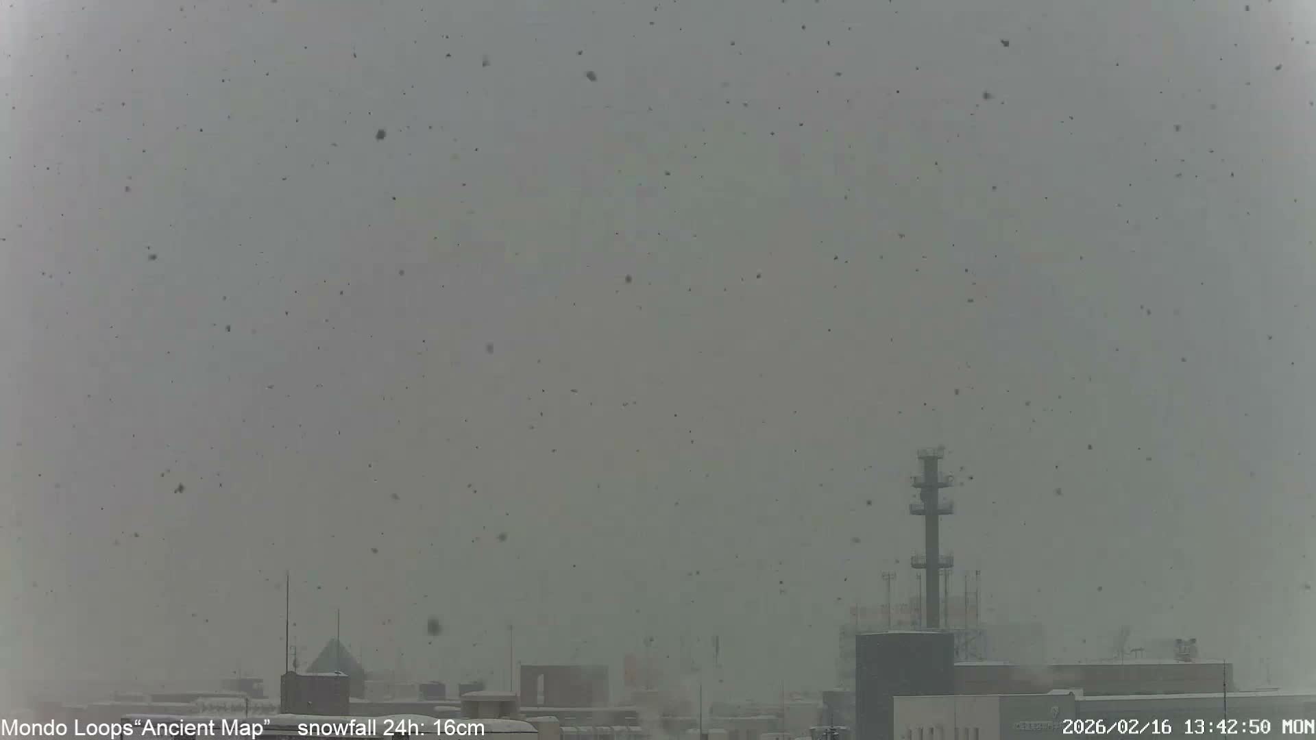 Sapporo City Skyline & Mount Moiwa View from Chuo Ward  ( 中央区から見る札幌市街と藻岩山 ) Live Cam - Chuo Ward, Sapporo, Ishikari, Hokkaido, Japan