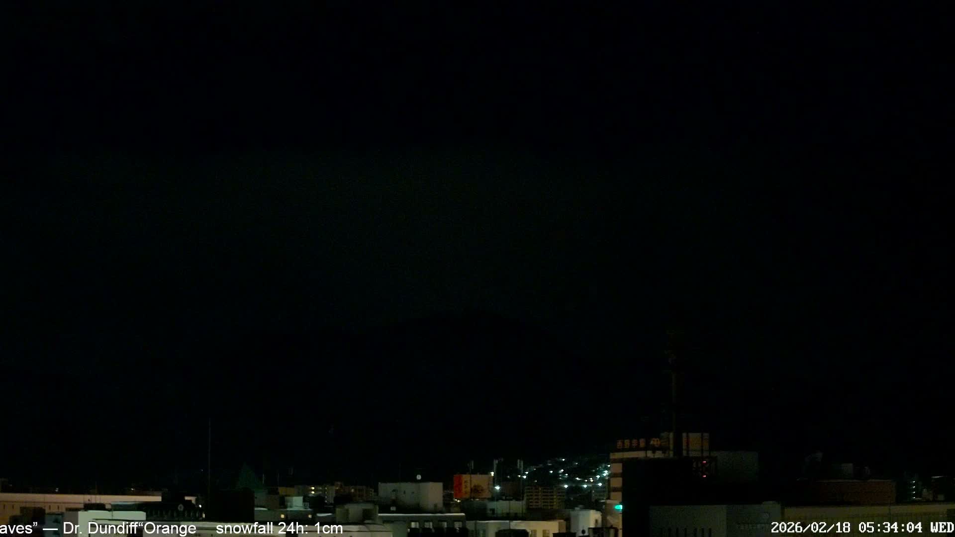 Sapporo City Skyline & Mount Moiwa View from Chuo Ward  ( 中央区から見る札幌市街と藻岩山 ) Live Cam - Chuo Ward, Sapporo, Ishikari, Hokkaido, Japan