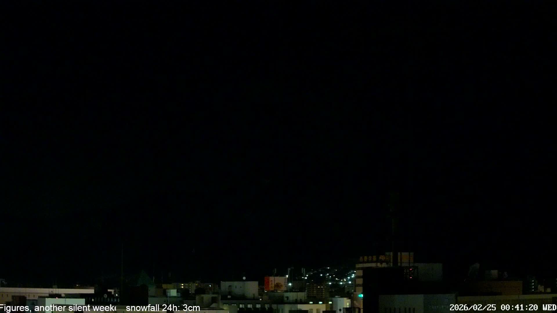 Sapporo City Skyline & Mount Moiwa View from Chuo Ward  ( 中央区から見る札幌市街と藻岩山 ) Live Cam - Chuo Ward, Sapporo, Ishikari, Hokkaido, Japan