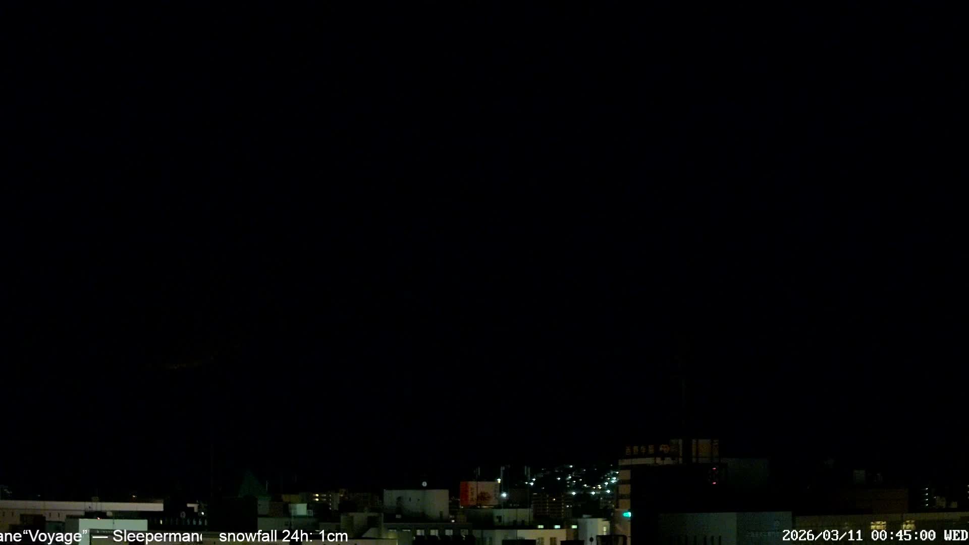 Sapporo City Skyline & Mount Moiwa View from Chuo Ward  ( 中央区から見る札幌市街と藻岩山 ) Live Cam - Chuo Ward, Sapporo, Ishikari, Hokkaido, Japan