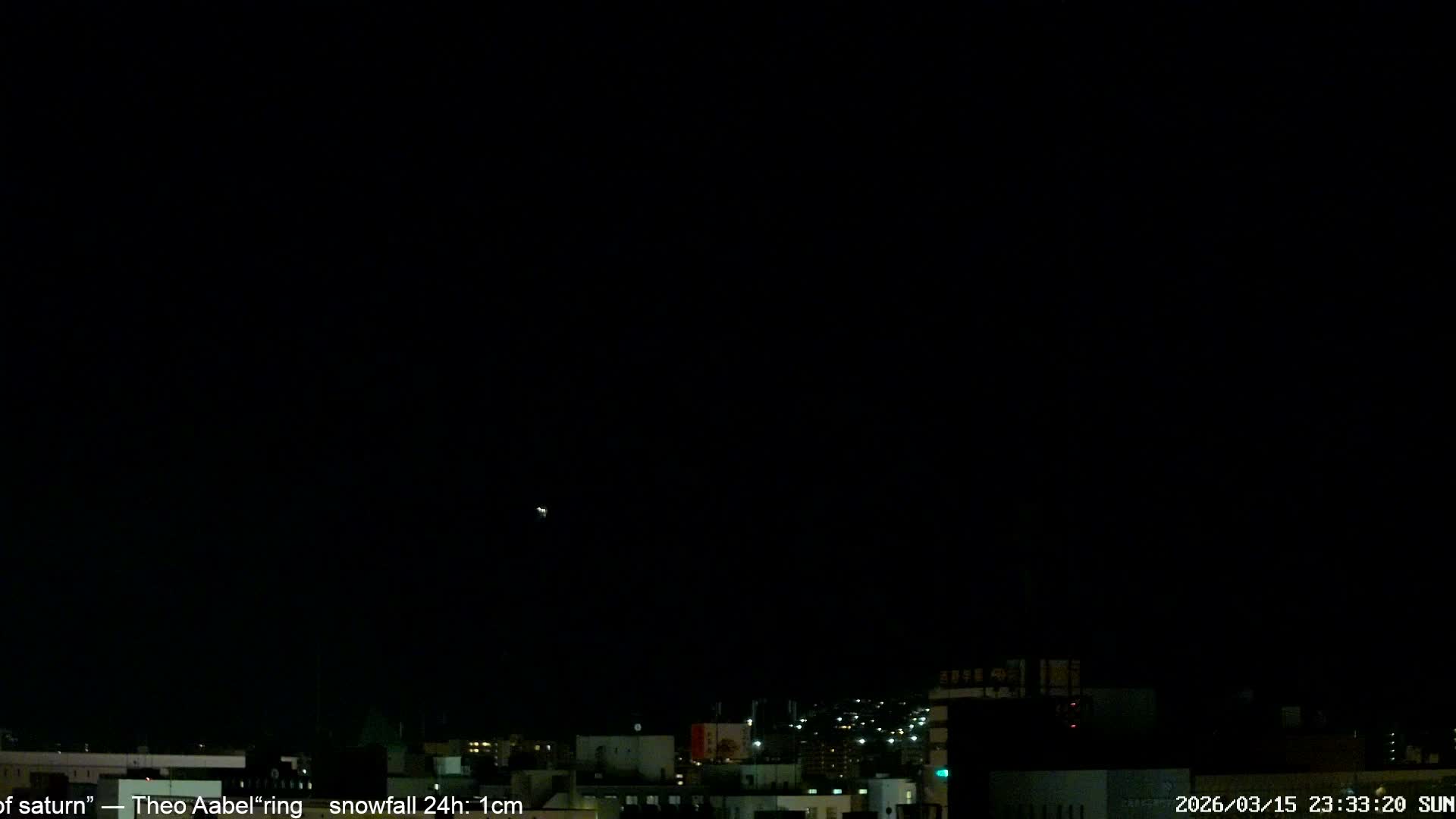 Sapporo City Skyline & Mount Moiwa View from Chuo Ward  ( 中央区から見る札幌市街と藻岩山 ) Live Cam - Chuo Ward, Sapporo, Ishikari, Hokkaido, Japan