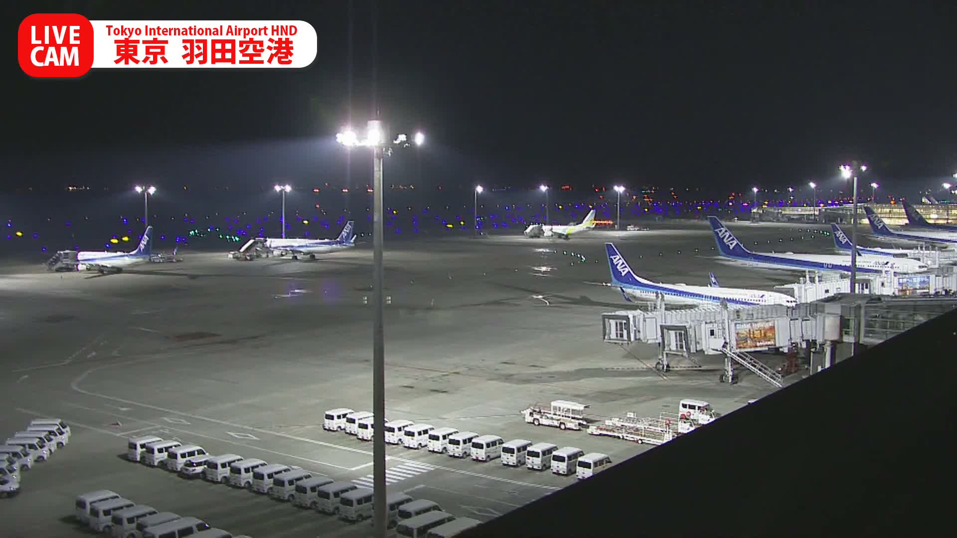 Tokyo Haneda International Airport PTZ ( 東京羽田空港 ) Live Cam HND/RJTT - Hanedakuko, Ōta-ku,Tokyo, Kantō, Honshu, Japan