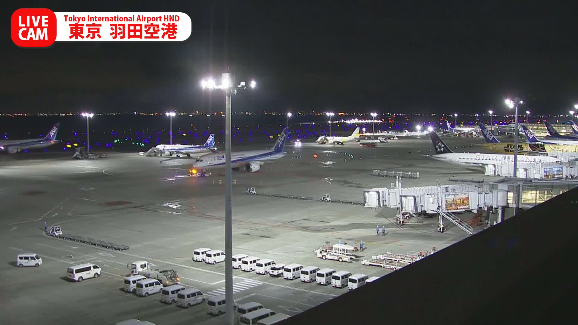 Tokyo Haneda International Airport PTZ ( 東京羽田空港 ) Live Cam HND/RJTT - Hanedakuko, Ōta-ku,Tokyo, Kantō, Honshu, Japan