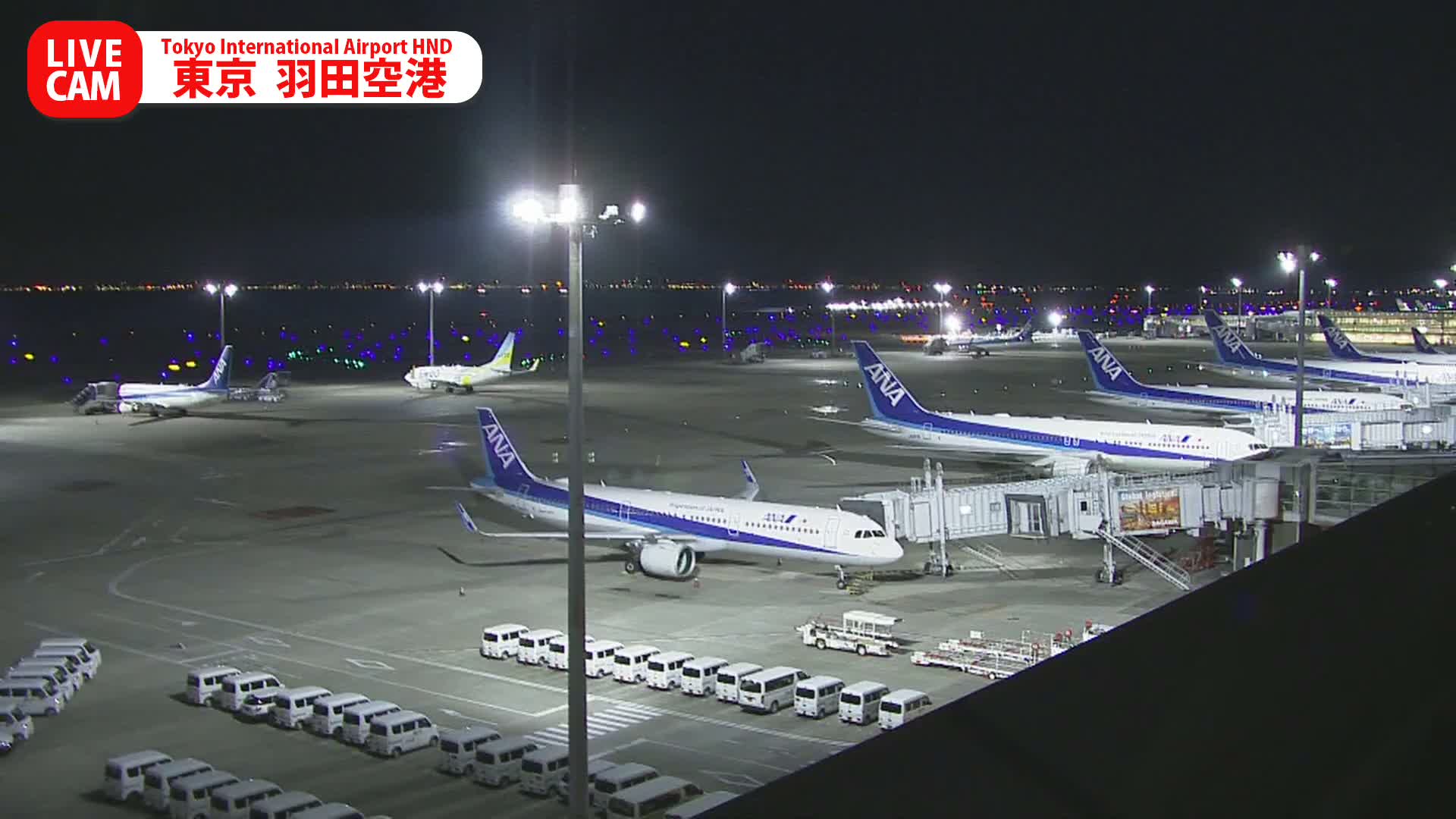 Tokyo Haneda International Airport PTZ ( 東京羽田空港 ) Live Cam HND/RJTT - Hanedakuko, Ōta-ku,Tokyo, Kantō, Honshu, Japan