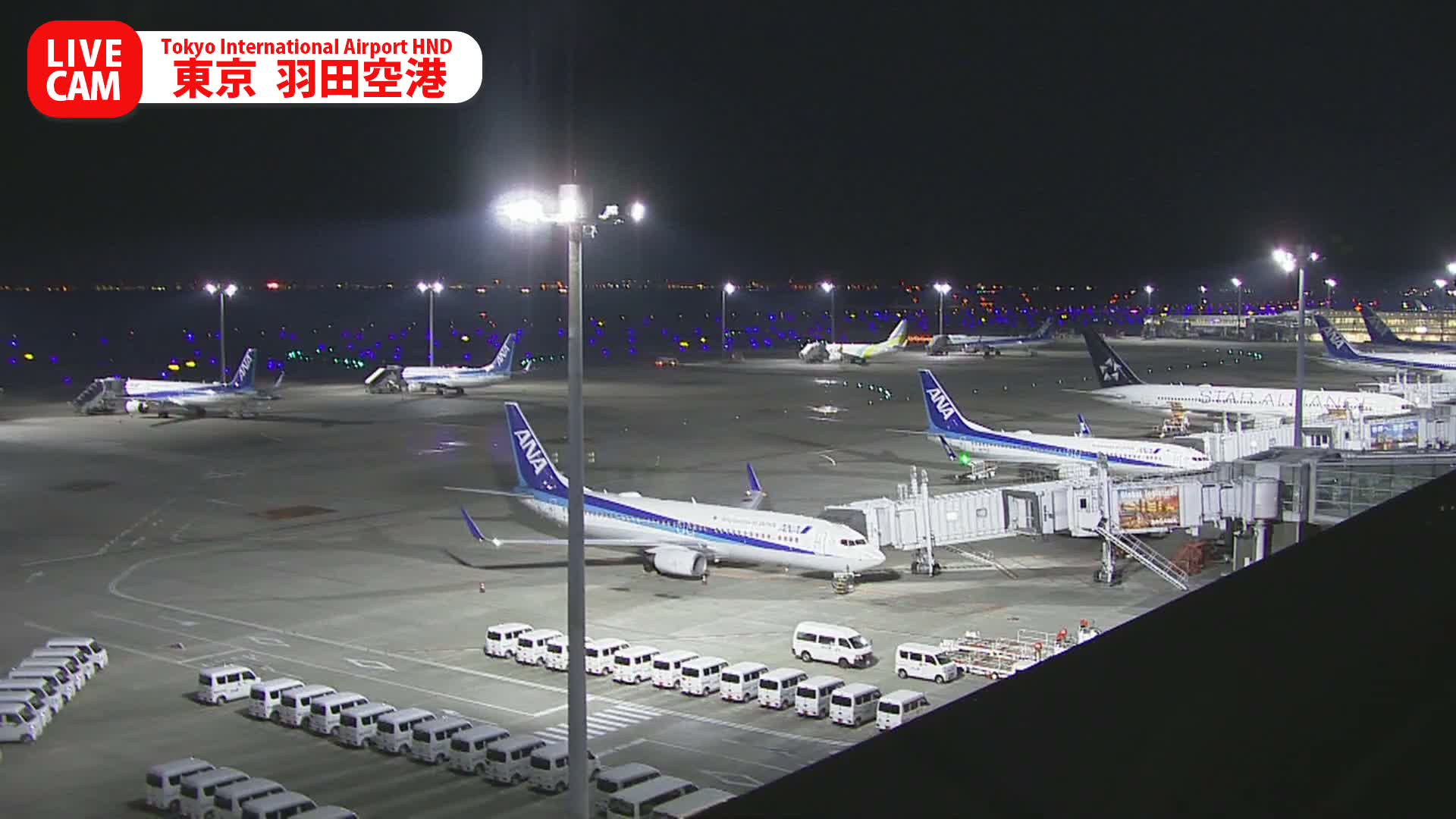 Tokyo Haneda International Airport PTZ ( 東京羽田空港 ) Live Cam HND/RJTT - Hanedakuko, Ōta-ku,Tokyo, Kantō, Honshu, Japan
