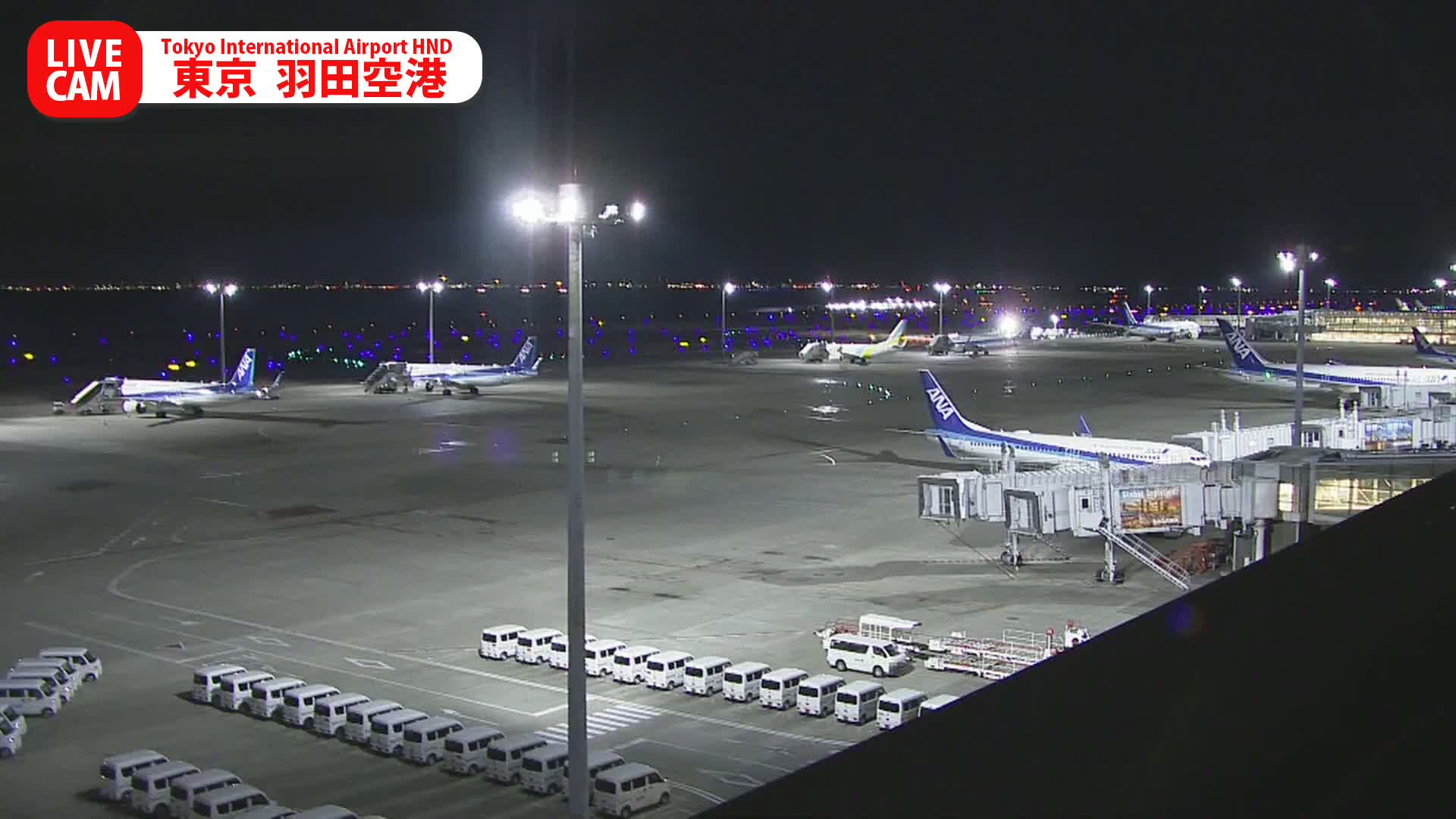 Tokyo Haneda International Airport PTZ ( 東京羽田空港 ) Live Cam HND/RJTT - Hanedakuko, Ōta-ku,Tokyo, Kantō, Honshu, Japan
