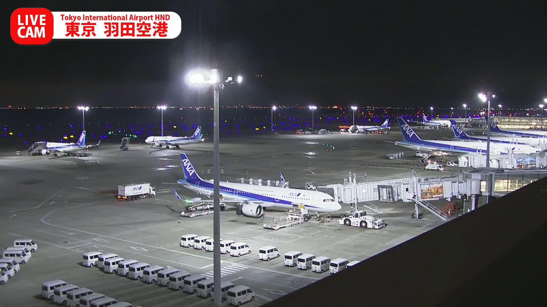 Tokyo Haneda International Airport PTZ ( 東京羽田空港 ) Live Cam HND/RJTT - Hanedakuko, Ōta-ku,Tokyo, Kantō, Honshu, Japan