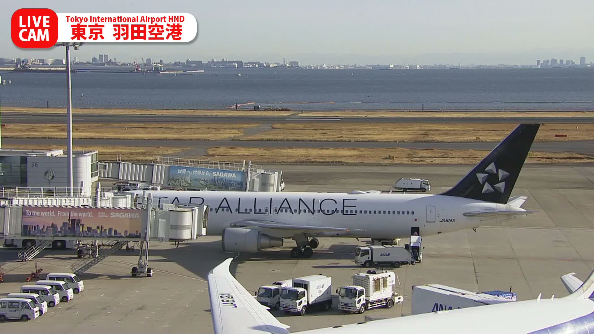 Tokyo Haneda International Airport PTZ ( 東京羽田空港 ) Live Cam HND/RJTT - Hanedakuko, Ōta-ku,Tokyo, Kantō, Honshu, Japan