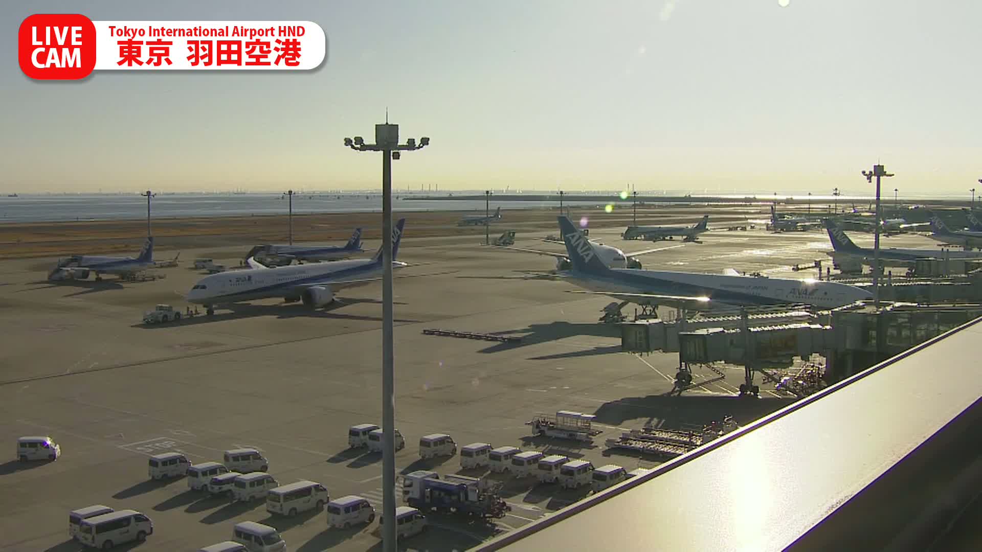 Tokyo Haneda International Airport PTZ ( 東京羽田空港 ) Live Cam HND/RJTT - Hanedakuko, Ōta-ku,Tokyo, Kantō, Honshu, Japan