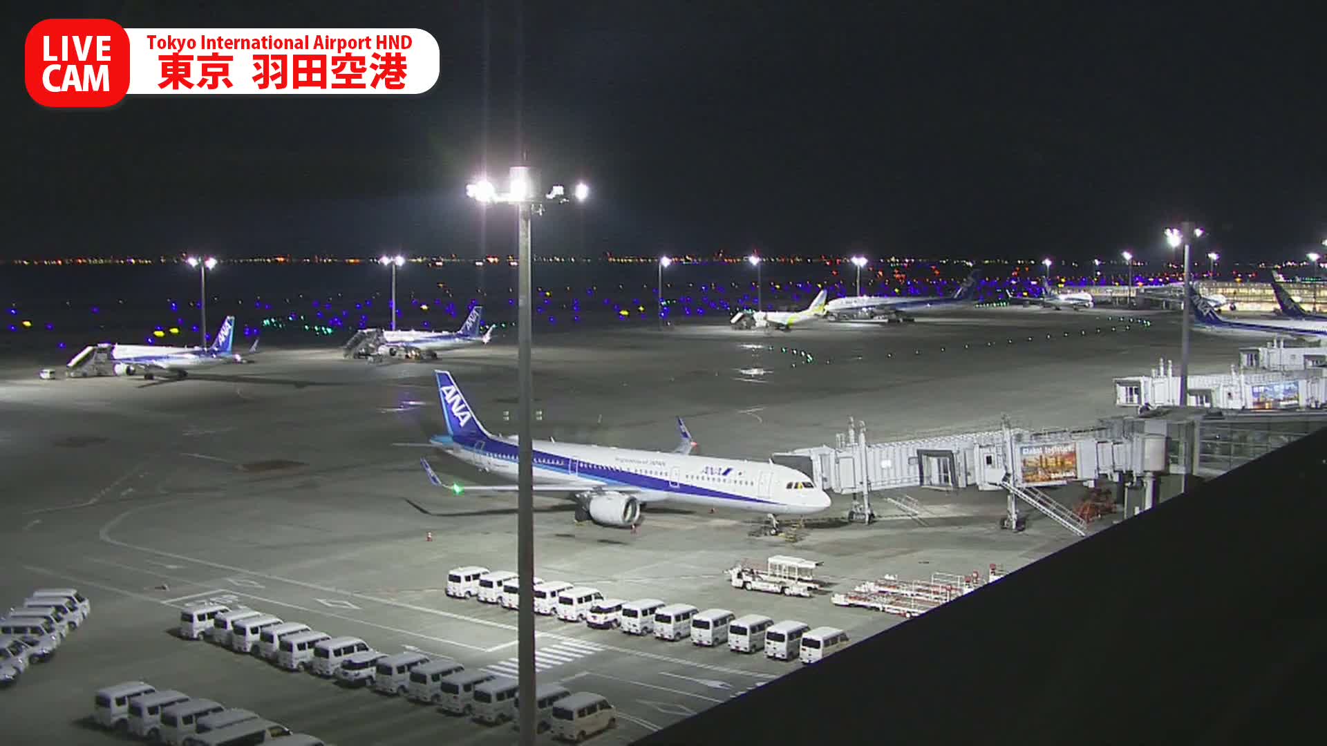 Tokyo Haneda International Airport PTZ ( 東京羽田空港 ) Live Cam HND/RJTT - Hanedakuko, Ōta-ku,Tokyo, Kantō, Honshu, Japan