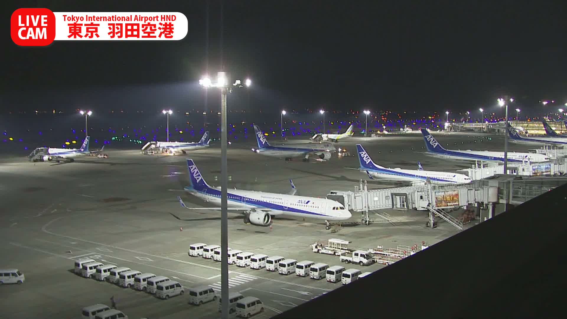 Tokyo Haneda International Airport PTZ ( 東京羽田空港 ) Live Cam HND/RJTT - Hanedakuko, Ōta-ku,Tokyo, Kantō, Honshu, Japan