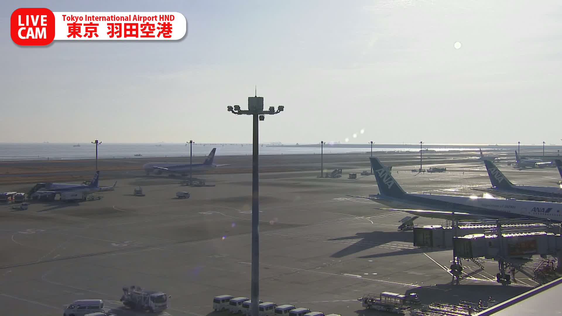 Tokyo Haneda International Airport PTZ ( 東京羽田空港 ) Live Cam HND/RJTT - Hanedakuko, Ōta-ku,Tokyo, Kantō, Honshu, Japan