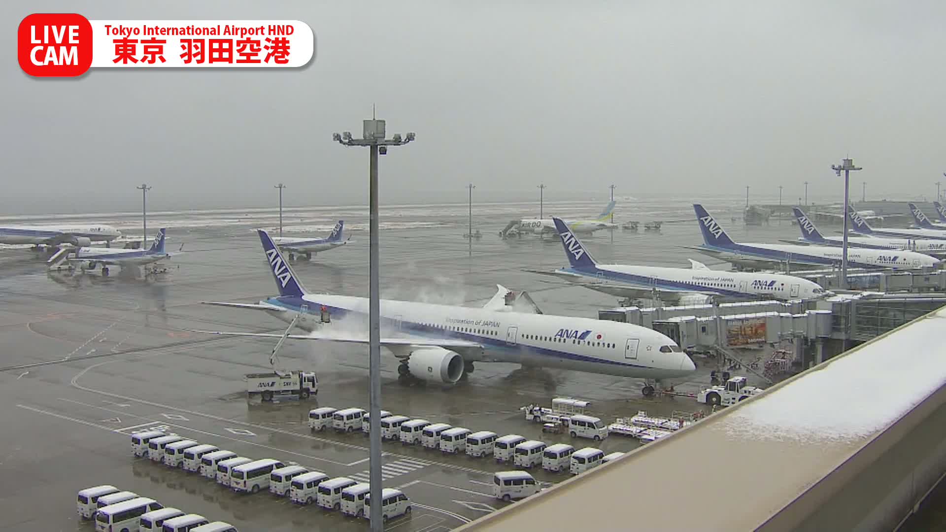 Tokyo Haneda International Airport PTZ ( 東京羽田空港 ) Live Cam HND/RJTT - Hanedakuko, Ōta-ku,Tokyo, Kantō, Honshu, Japan