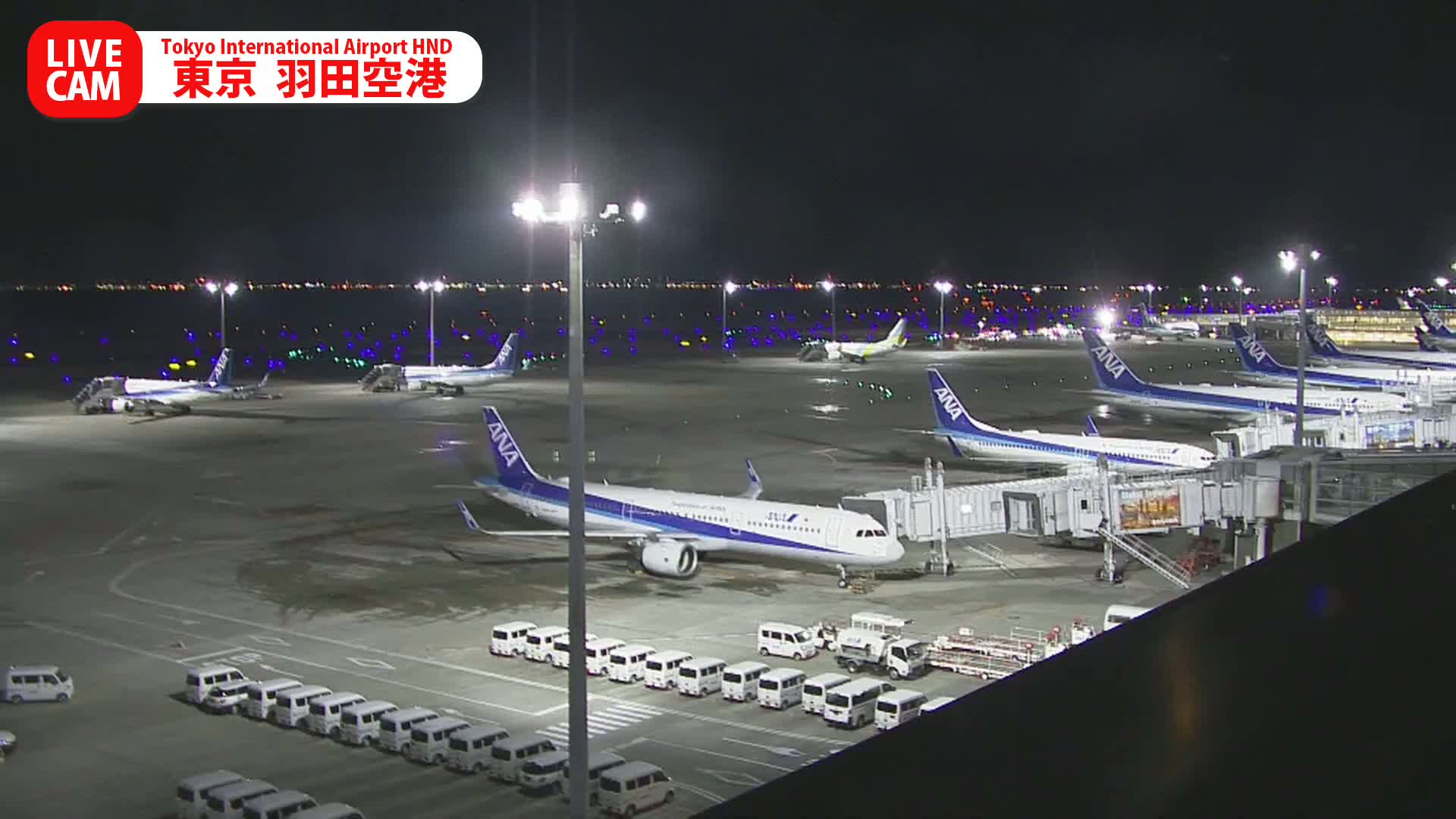 Tokyo Haneda International Airport PTZ ( 東京羽田空港 ) Live Cam HND/RJTT - Hanedakuko, Ōta-ku,Tokyo, Kantō, Honshu, Japan