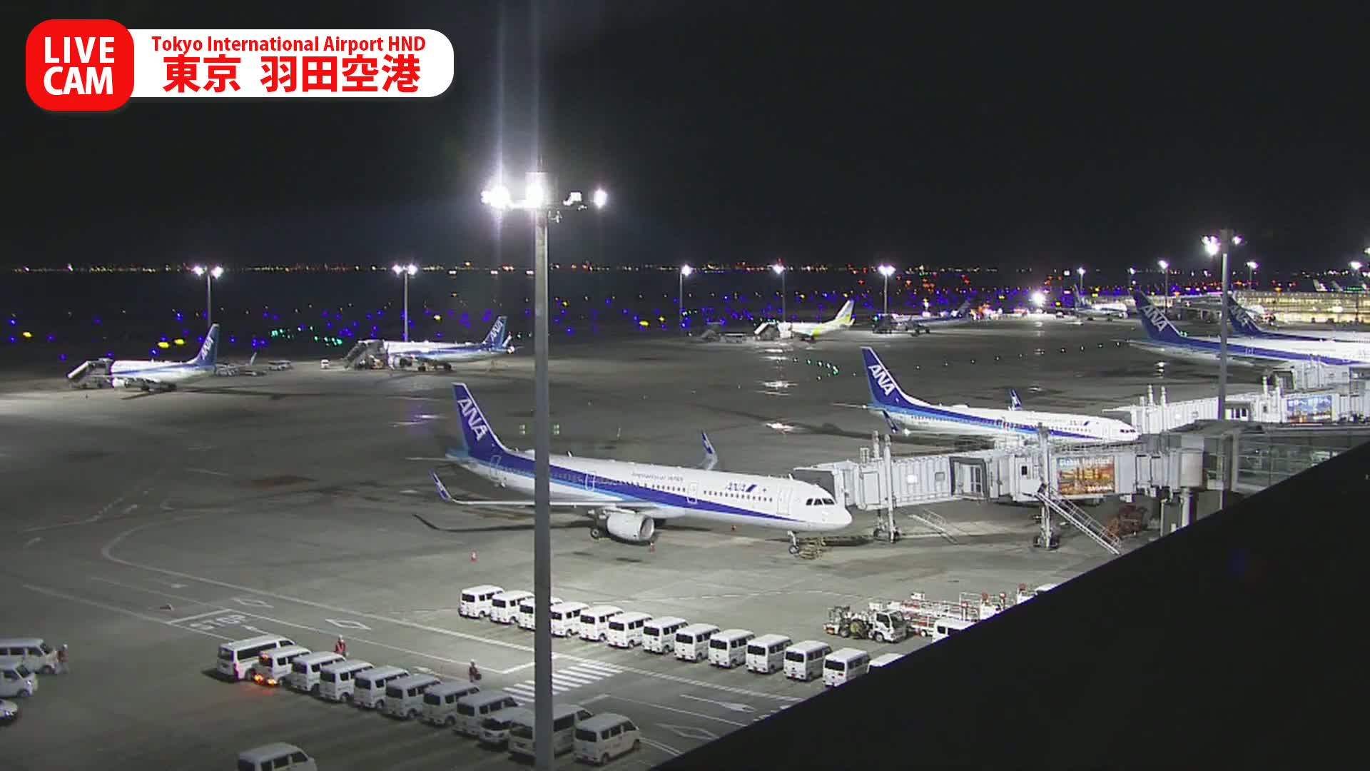 Tokyo Haneda International Airport PTZ ( 東京羽田空港 ) Live Cam HND/RJTT - Hanedakuko, Ōta-ku,Tokyo, Kantō, Honshu, Japan