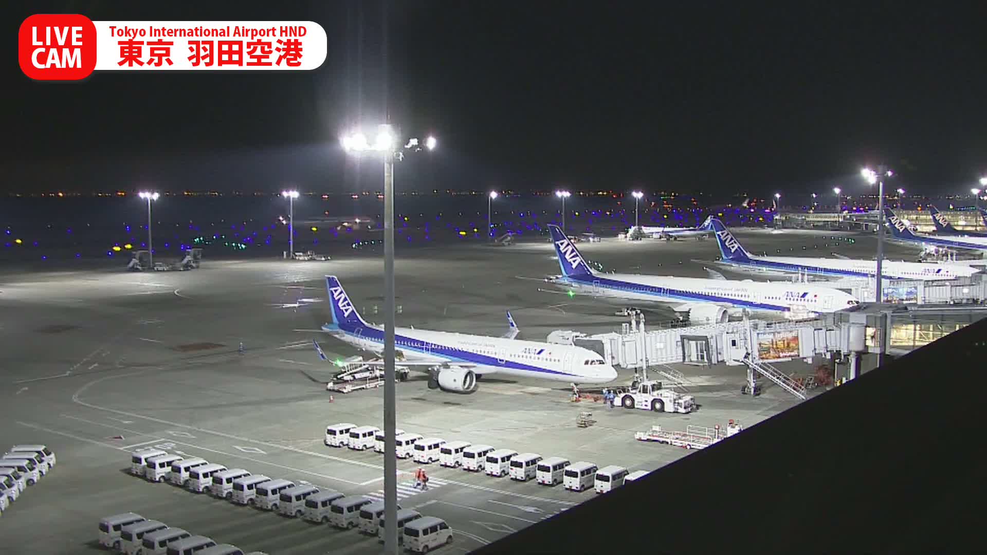 Tokyo Haneda International Airport PTZ ( 東京羽田空港 ) Live Cam HND/RJTT - Hanedakuko, Ōta-ku,Tokyo, Kantō, Honshu, Japan