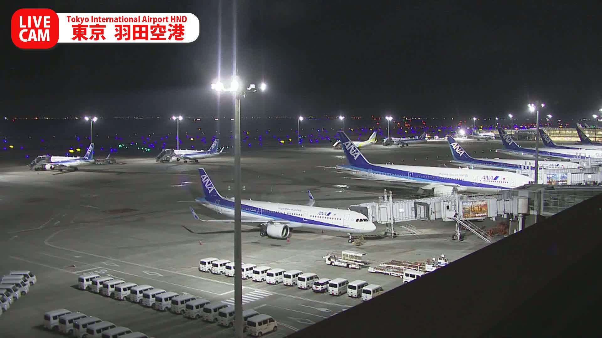 Tokyo Haneda International Airport PTZ ( 東京羽田空港 ) Live Cam HND/RJTT - Hanedakuko, Ōta-ku,Tokyo, Kantō, Honshu, Japan
