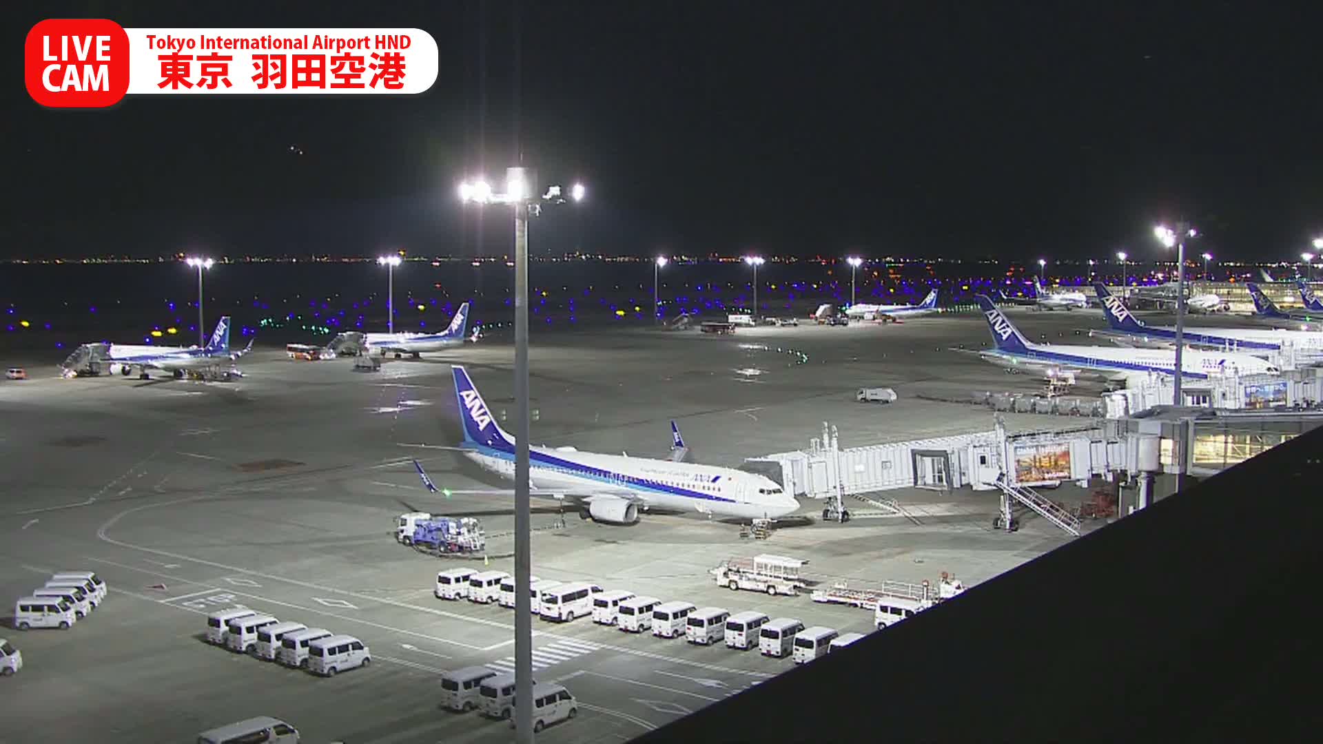 Tokyo Haneda International Airport PTZ ( 東京羽田空港 ) Live Cam HND/RJTT - Hanedakuko, Ōta-ku,Tokyo, Kantō, Honshu, Japan