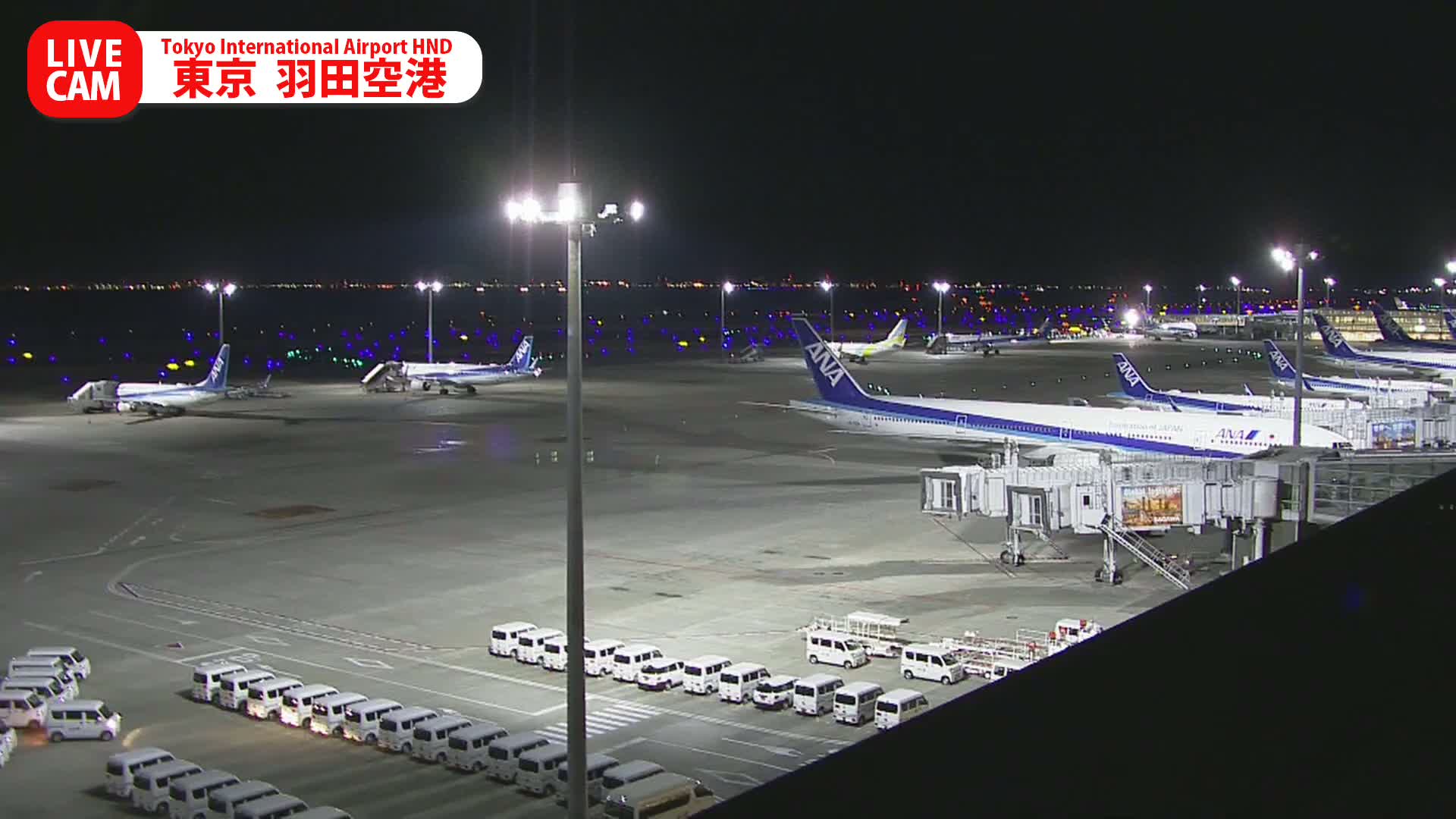 Tokyo Haneda International Airport PTZ ( 東京羽田空港 ) Live Cam HND/RJTT - Hanedakuko, Ōta-ku,Tokyo, Kantō, Honshu, Japan