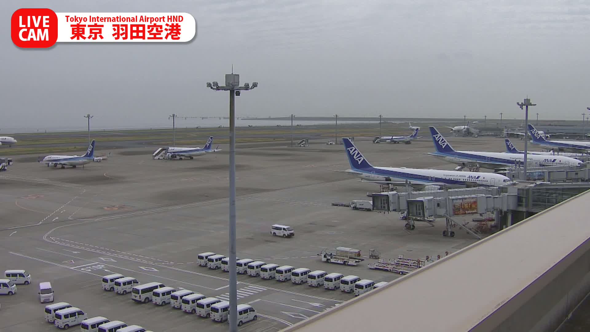 Tokyo Haneda International Airport PTZ ( 東京羽田空港 ) Live Cam HND/RJTT - Hanedakuko, Ōta-ku,Tokyo, Kantō, Honshu, Japan