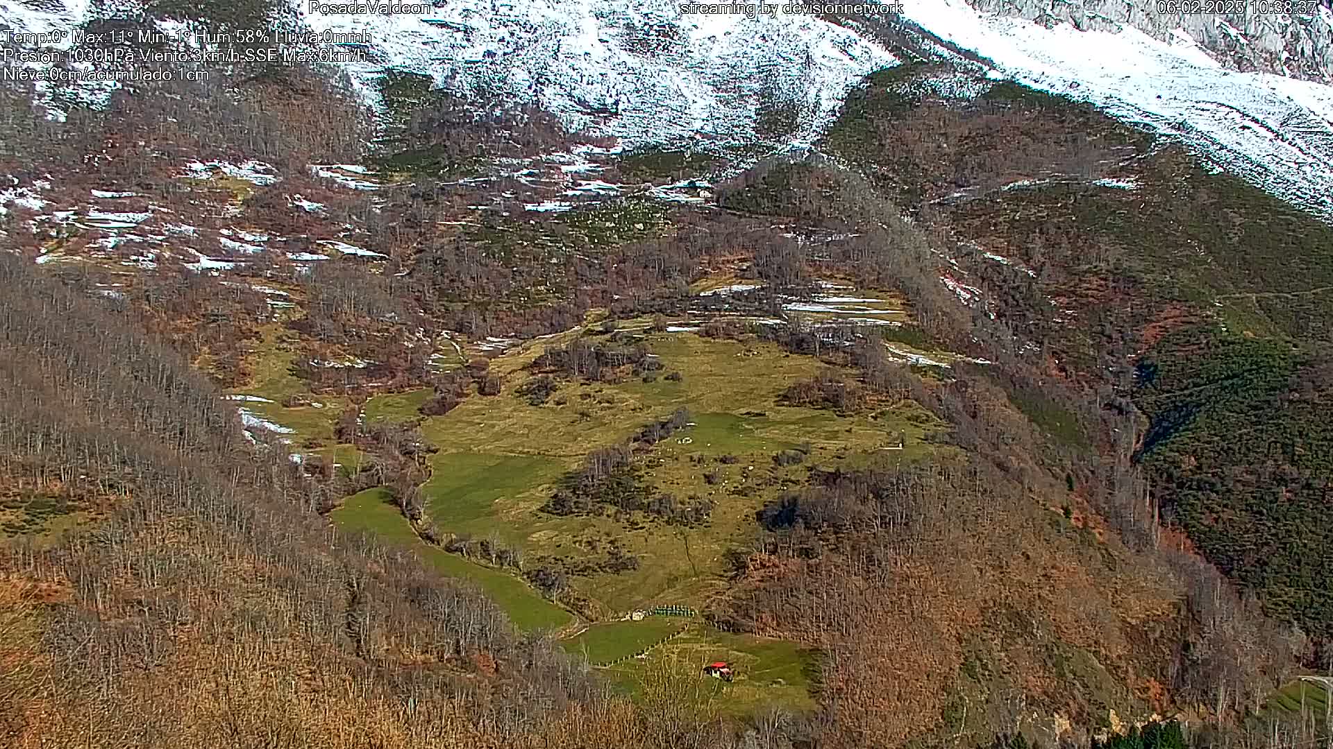Picos de Europa Peaks & Posada de Valdeon Village  Live Cam - León, Castila&Leon, Spain